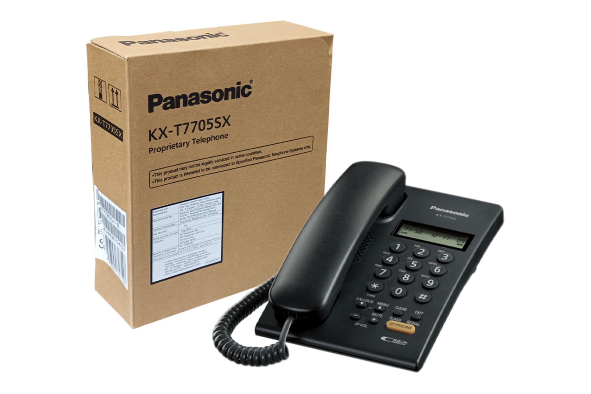 تلفن پاناسونیک KX-T7705SX جعبه