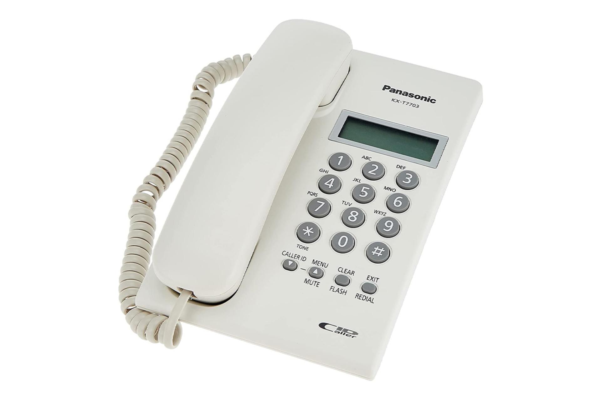 تلفن پاناسونیک KX-T7703SX سفید