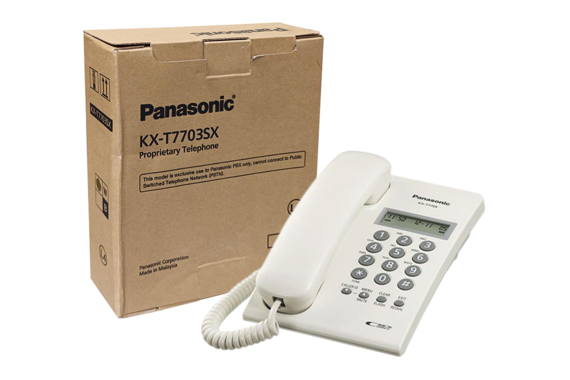 تلفن پاناسونیک KX-T7703SX جعبه