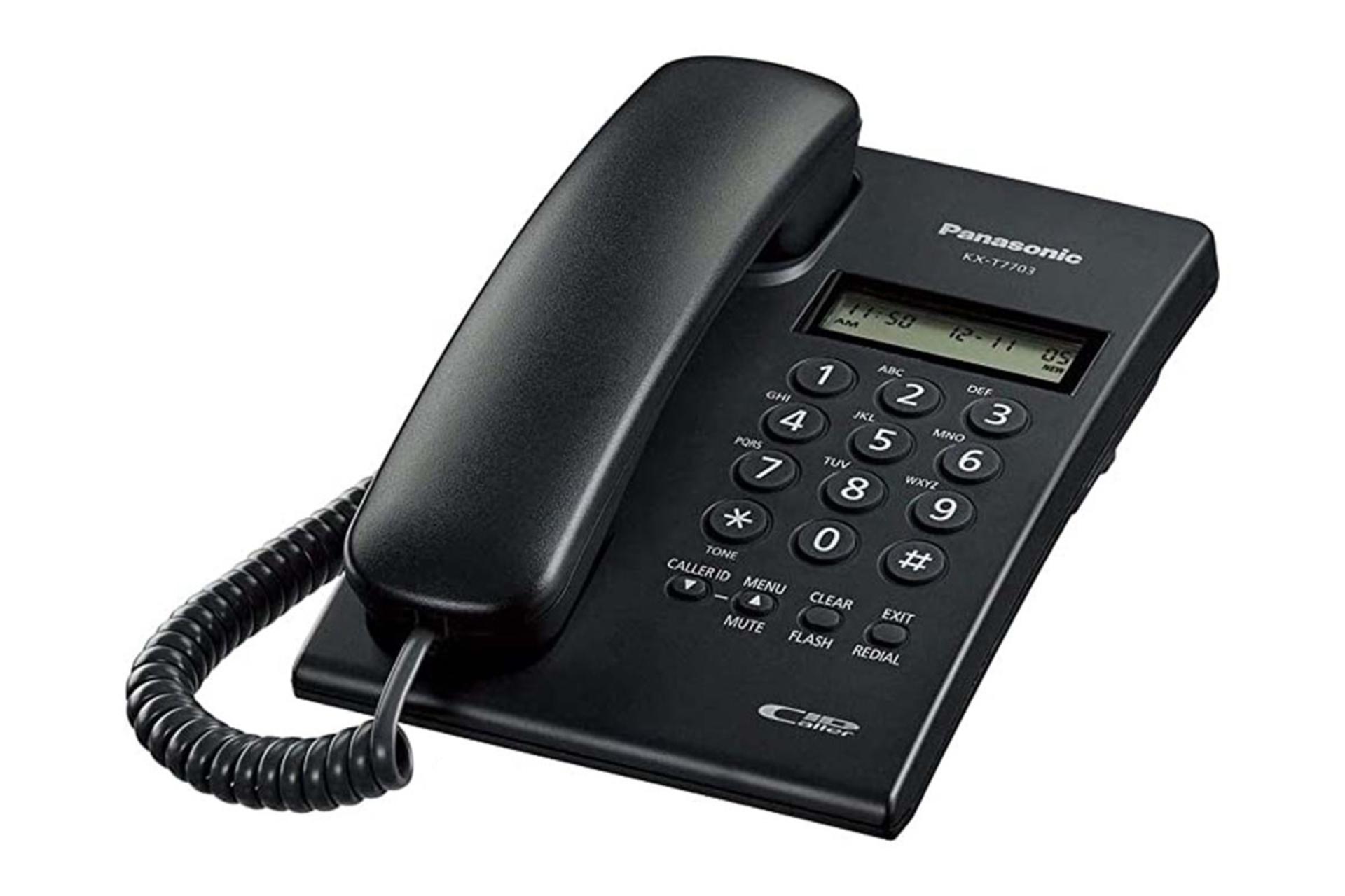 مرجع متخصصين ايران تلفن پاناسونيك KX-T7703SX مشكي