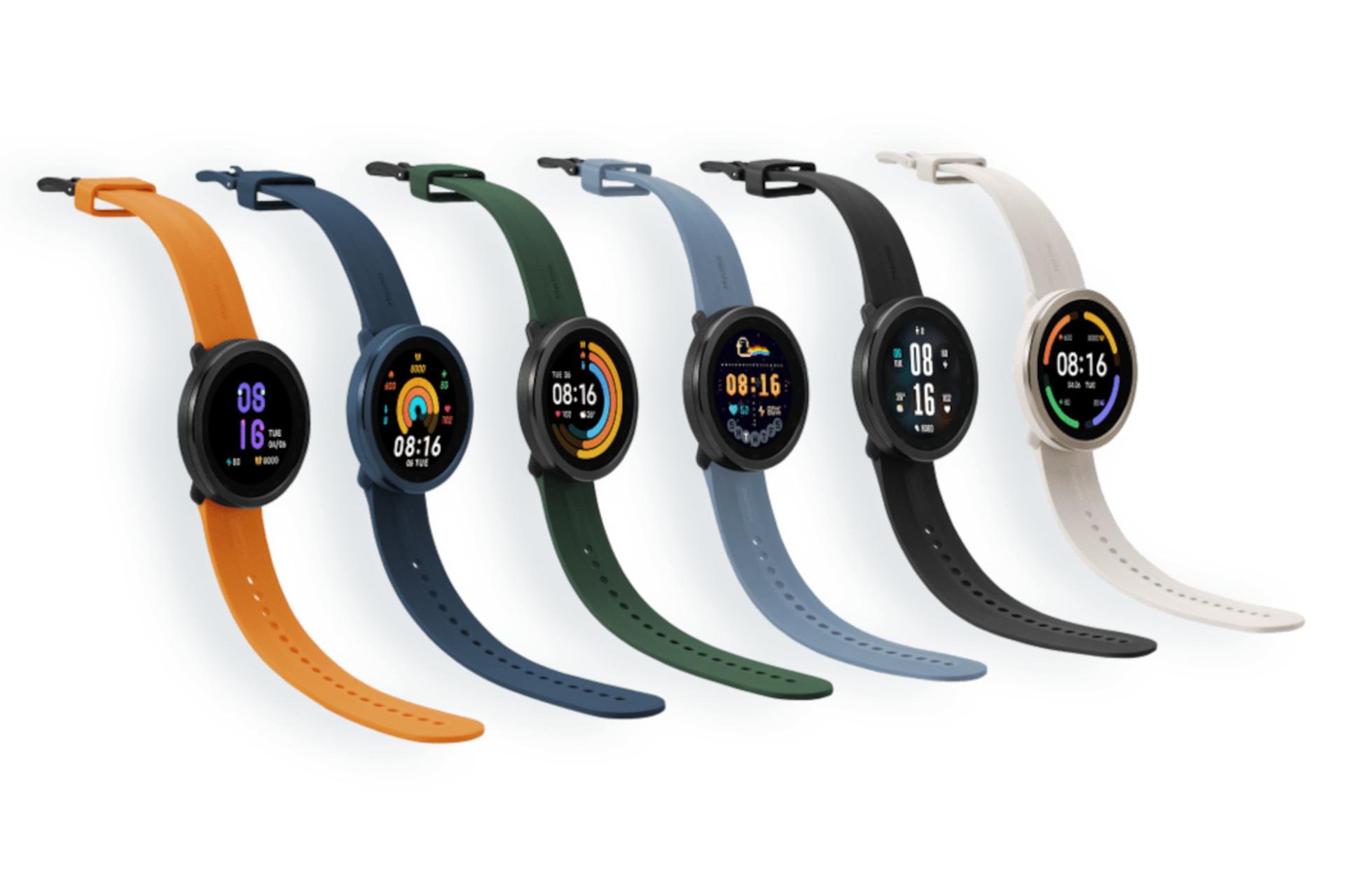 رنگ های مختلف ساعت هوشمند مایمو Watch R شیائومی / Xiaomi Maimo Watch R