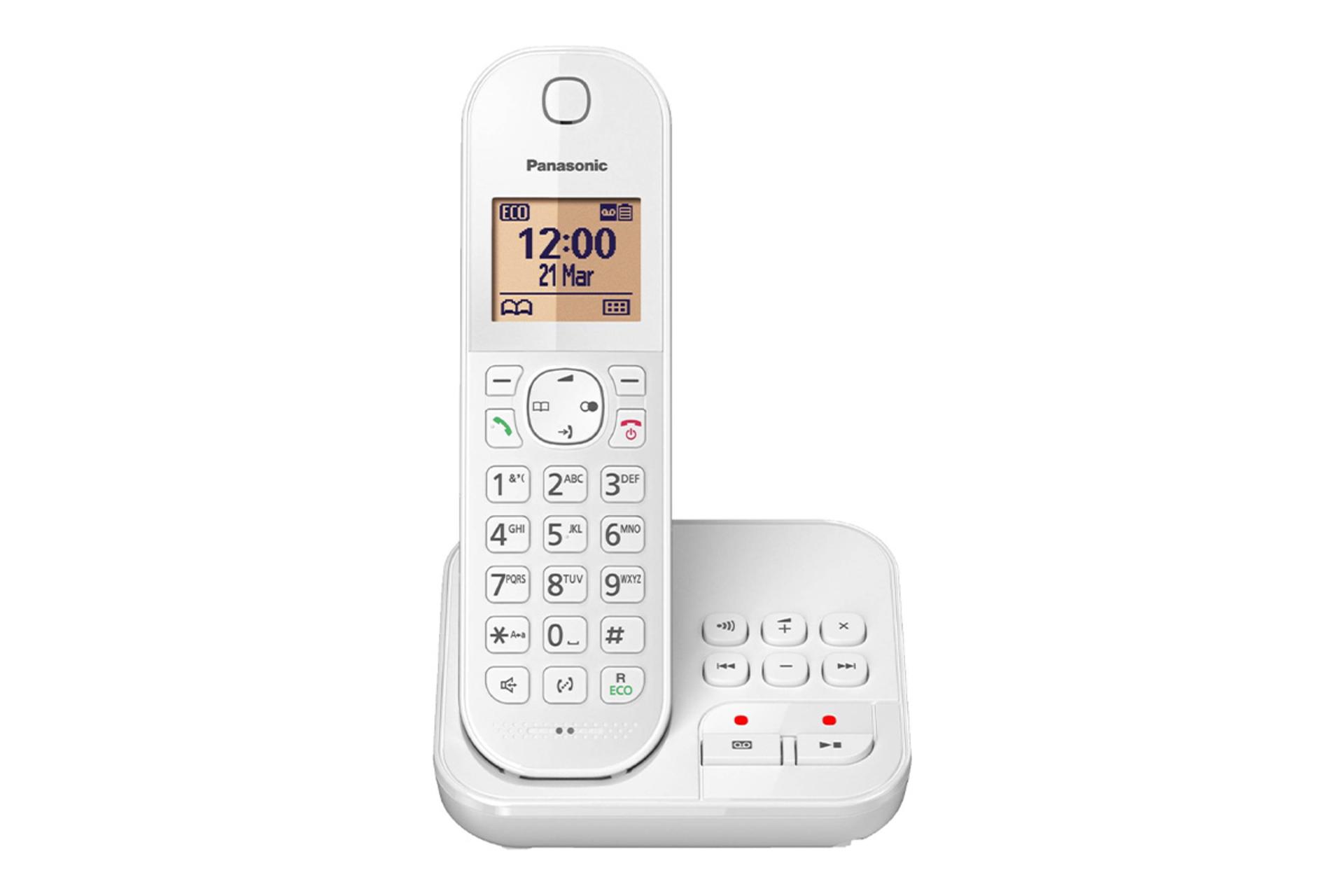مرجع متخصصين ايران تلفن پاناسونيك KX-TGC420 سفيد