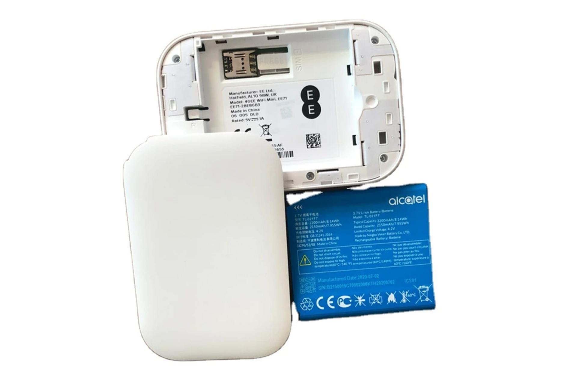 مرجع متخصصين ايران نماي پشتي مودم و روتر سيم‌ كارتي آلكاتل alcatel EE71
