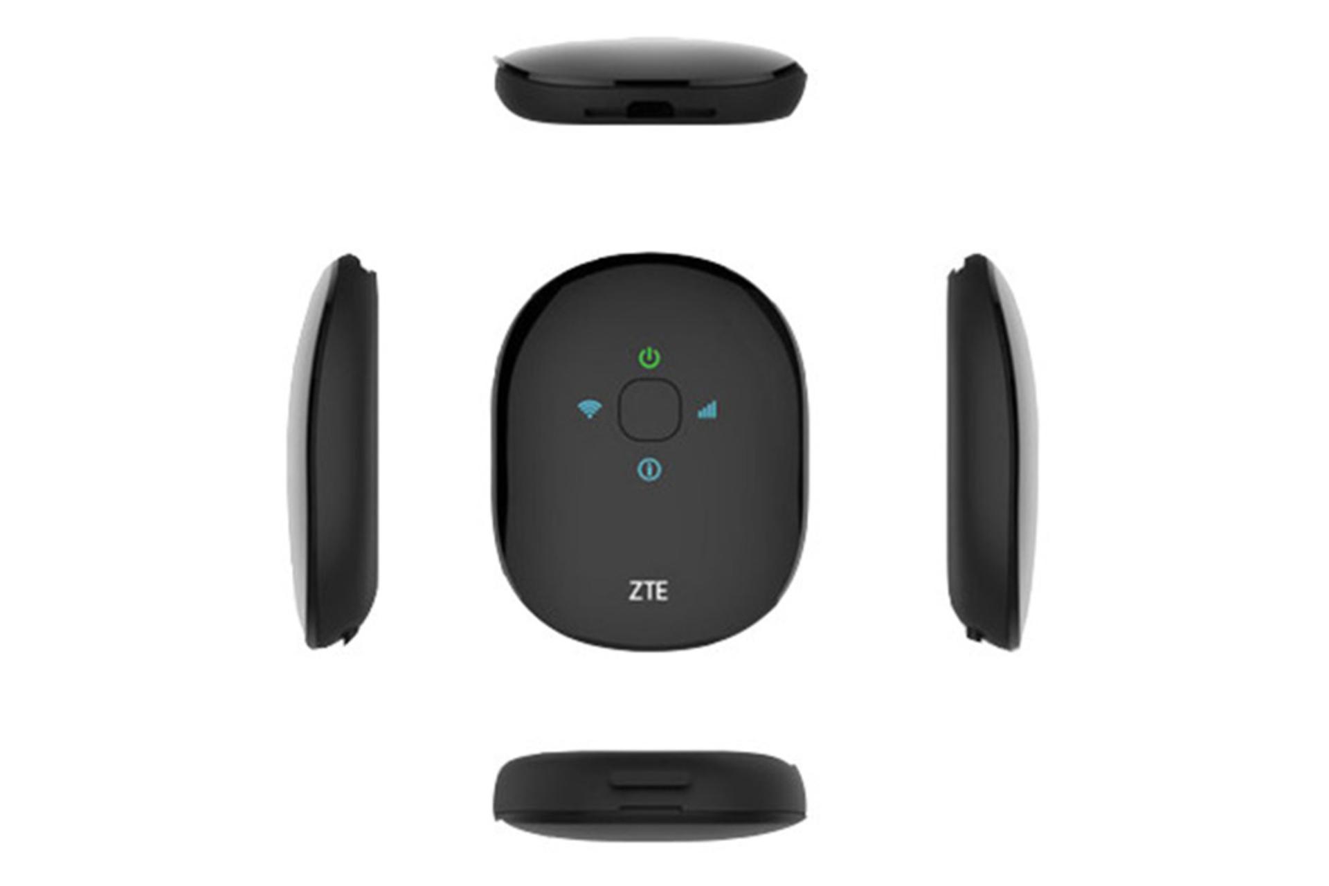 زوایای مختلف مودم و روتر سیم‌ کارتی زد تی ای ZTE MF905