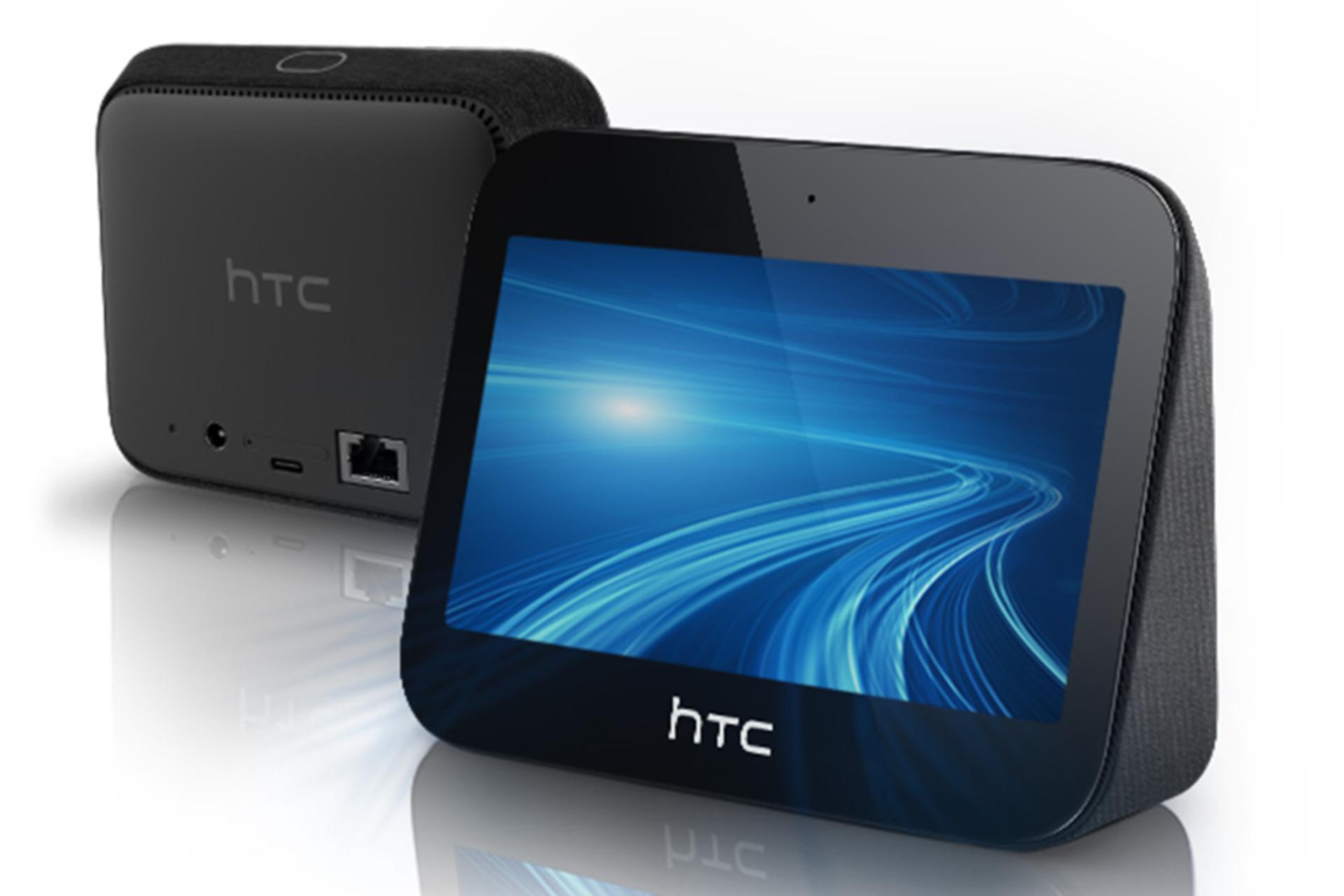 نمای کناری مودم و روتر سیم‌ کارتی اچ تی سی HTC 5G Hub