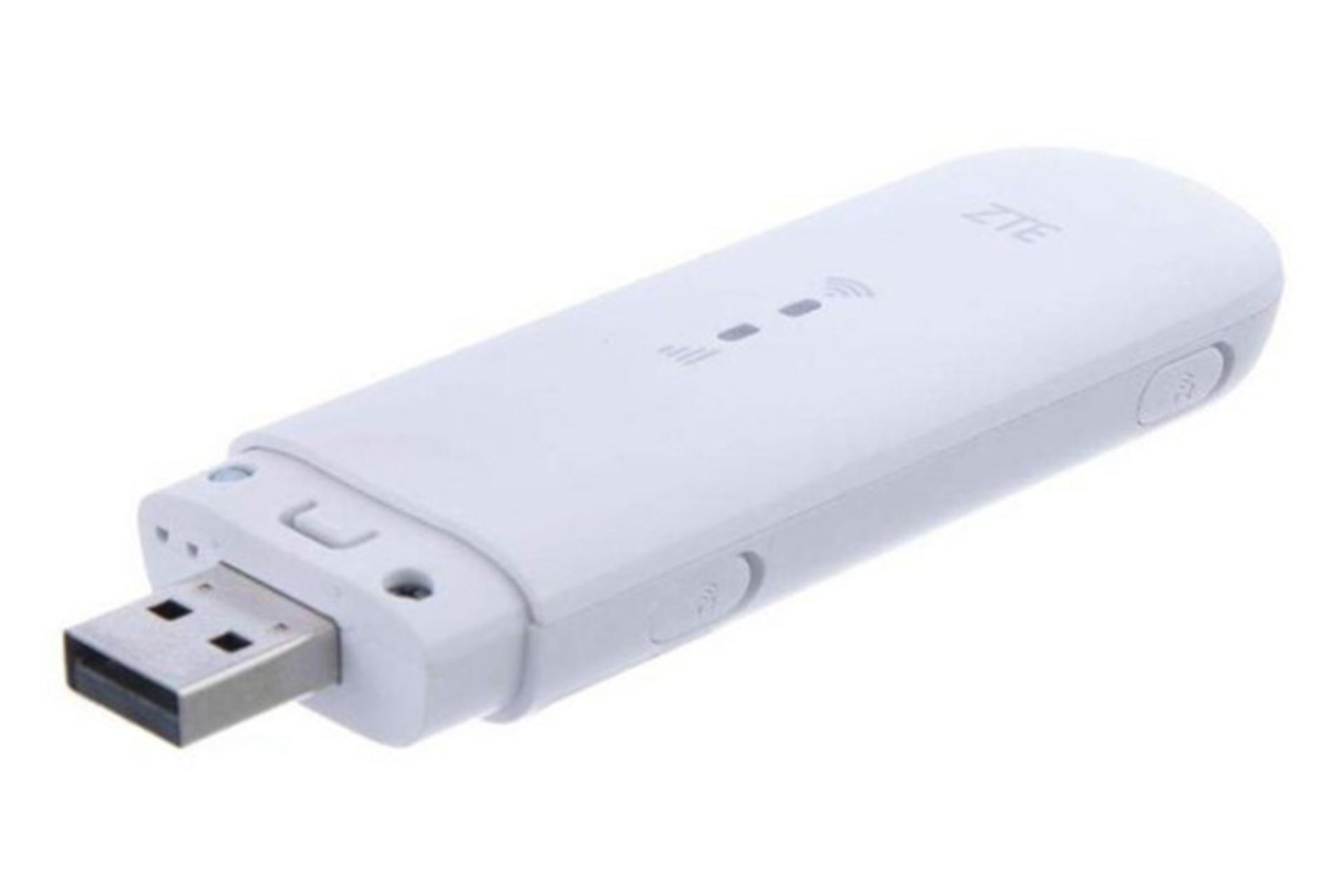 نمای کناری مودم و روتر سیم‌ کارتی زد تی ای ZTE MF79U