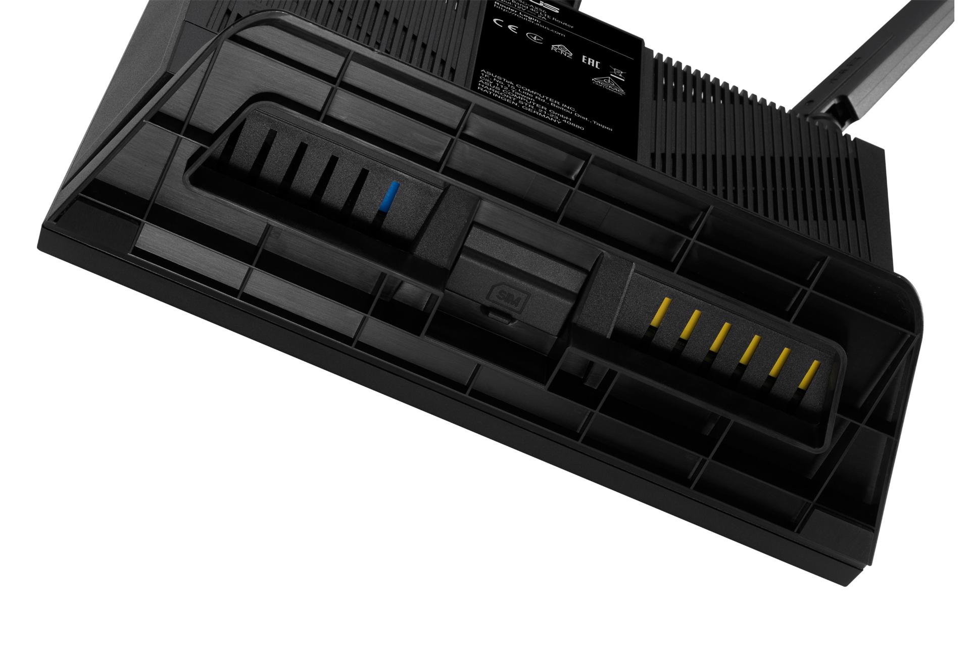 درگاه سیم‌کارت مودم و روتر سیم‌ کارتی ایسوس ASUS 4G-AX56