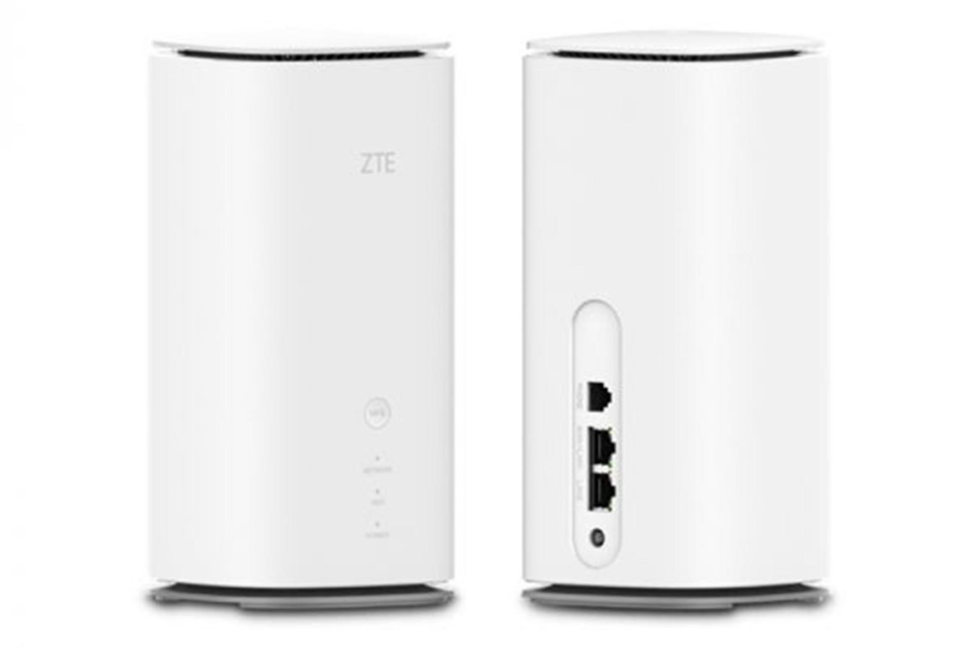 نمای کناری مودم و روتر سیم‌ کارتی زد تی ای ZTE MC8020