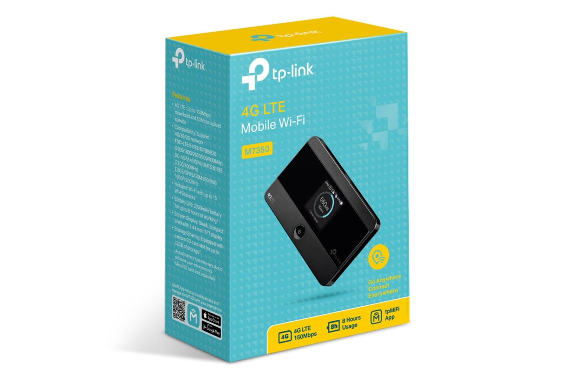 جعبه مودم و روتر سیم‌ کارتی تی پی لینک TP-Link M7350 V5