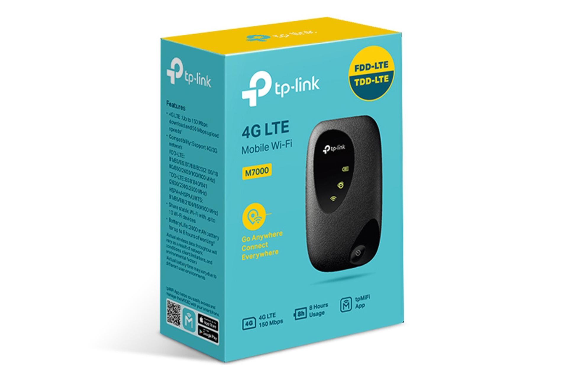 جعبه مودم و روتر سیم‌ کارتی تی پی لینک TP-Link M7000