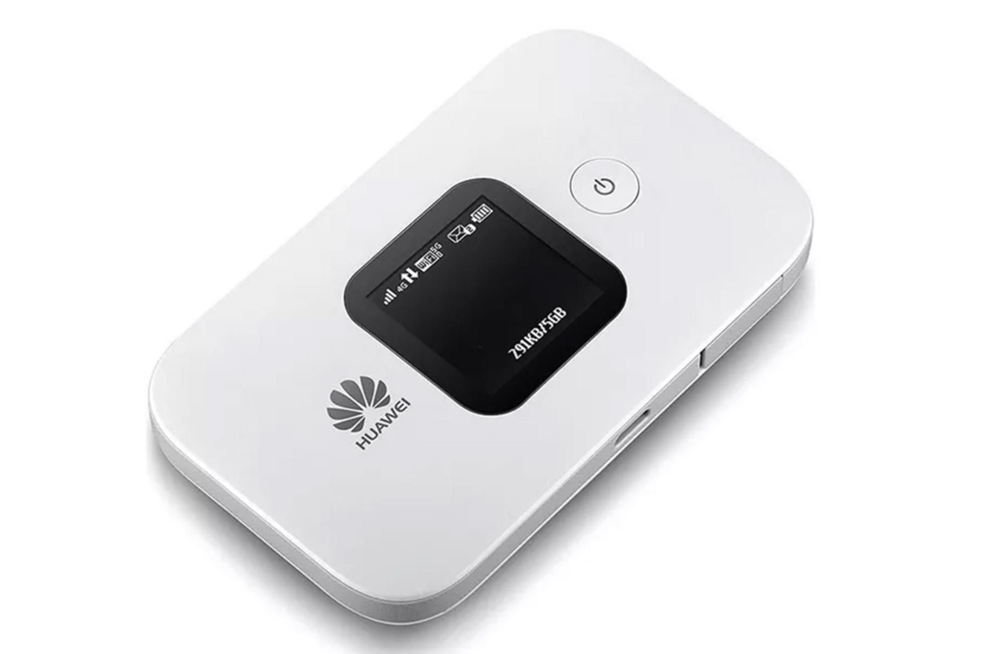 نمای کناری مودم و روتر سیم‌ کارتی هواوی Huawei E5577C