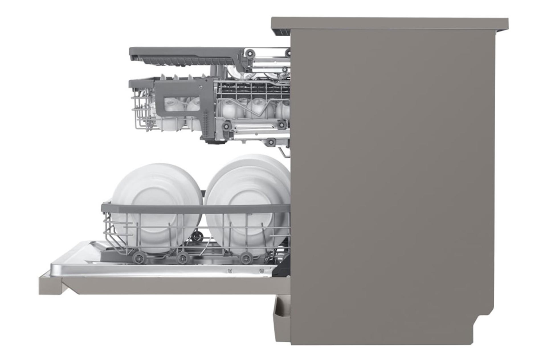 ماشین ظرفشویی ال جی LG DF325FPS نمای جانبی