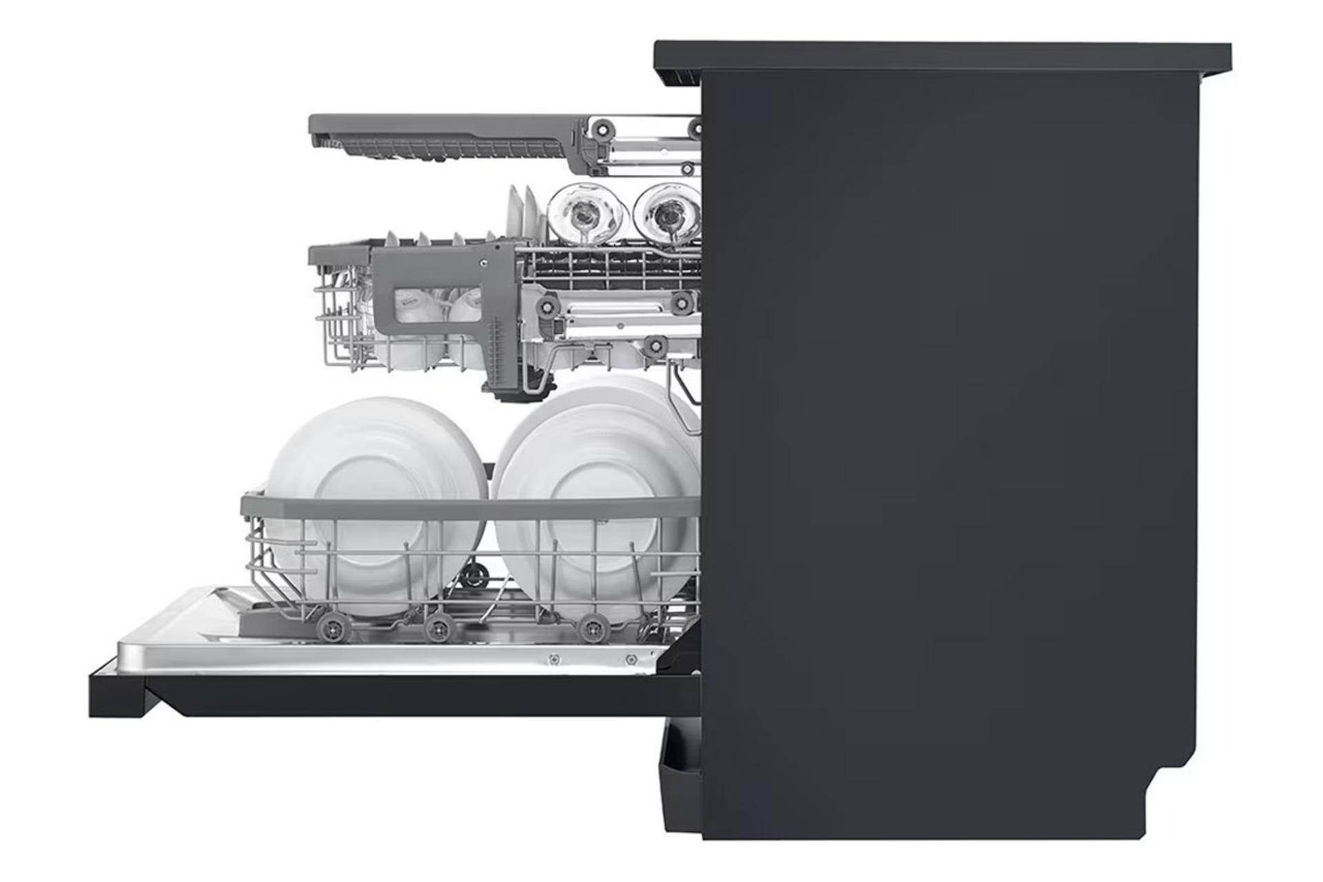 ماشین ظرفشویی ال جی LG DFB325 نمای جانبی