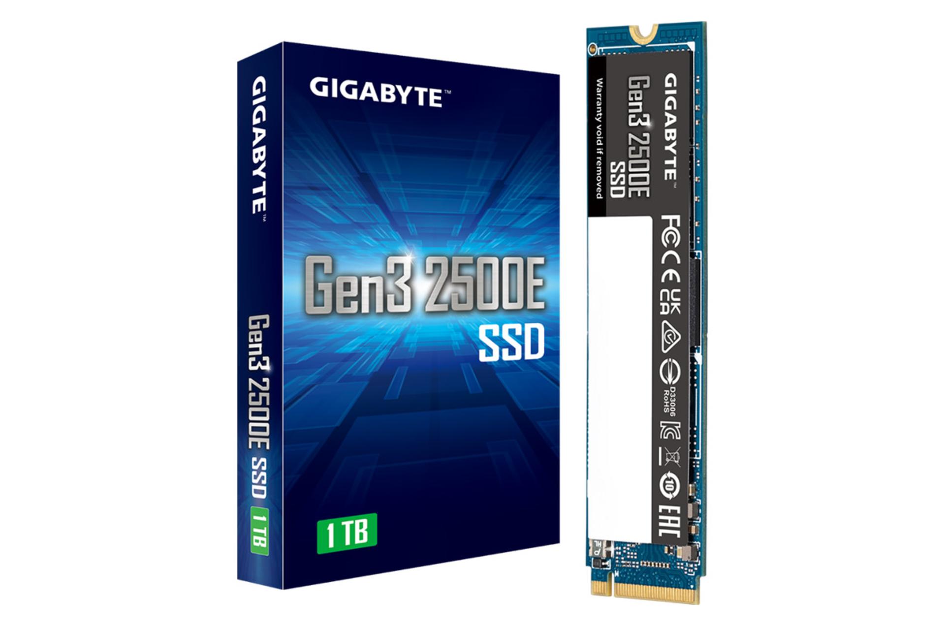 جعبه SSD گیگابایت Gen3 2500E NVMe M.2 ظرفیت 1 ترابایت