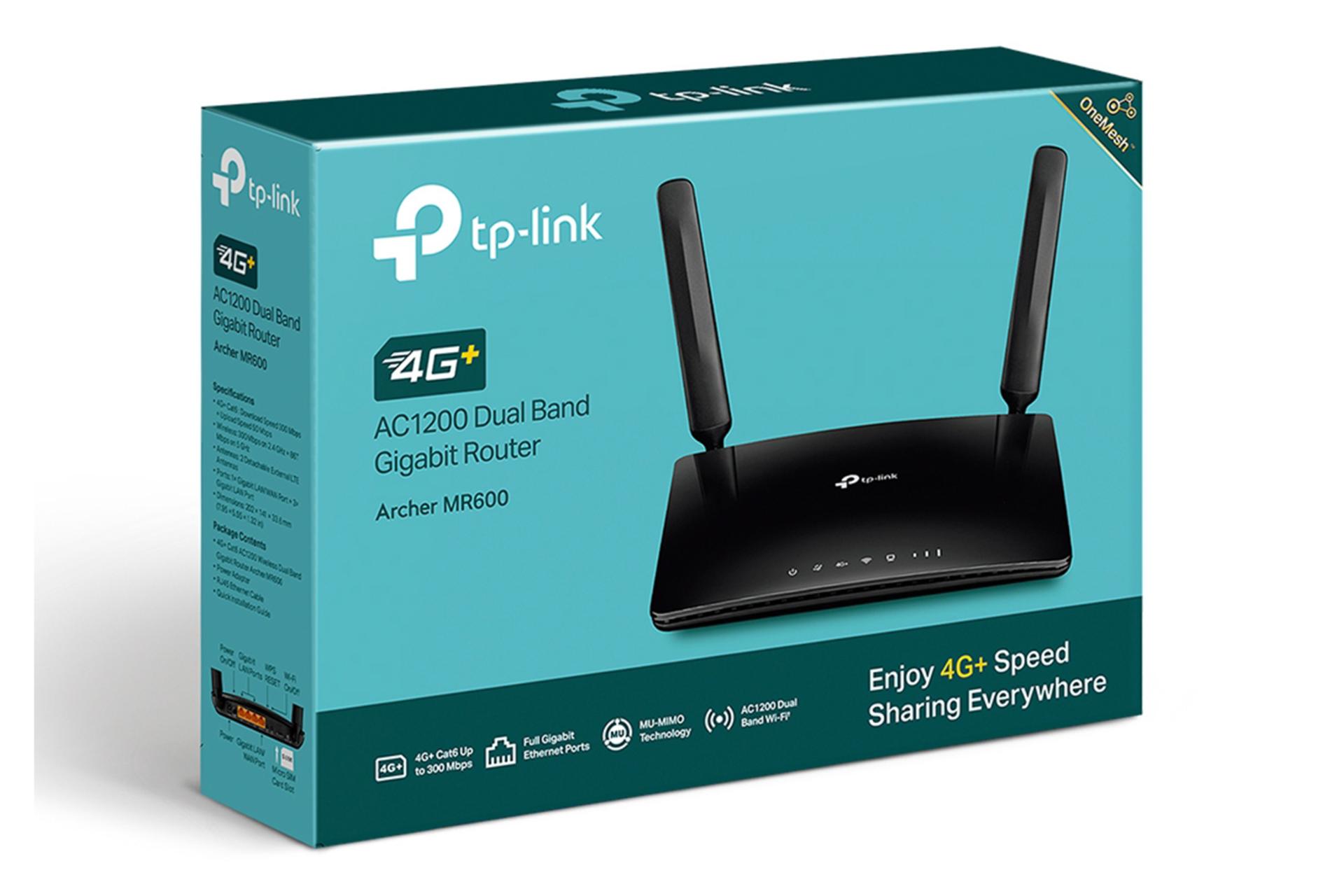 جعبه مودم و روتر سیم‌ کارتی تی پی لینک TP-Link Archer MR600 V2