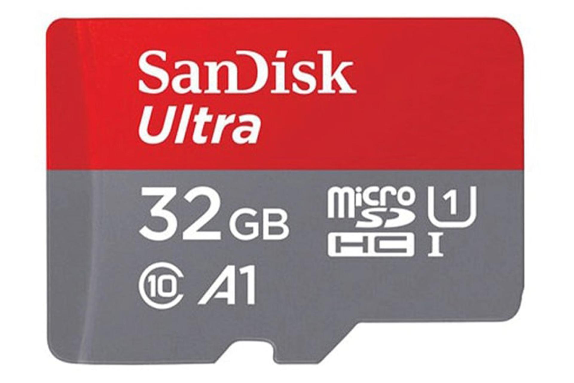 مرجع متخصصين ايران كارت حافظه سن ديسك microSDHC با ظرفيت 32 گيگابايت مدل Ultra A1