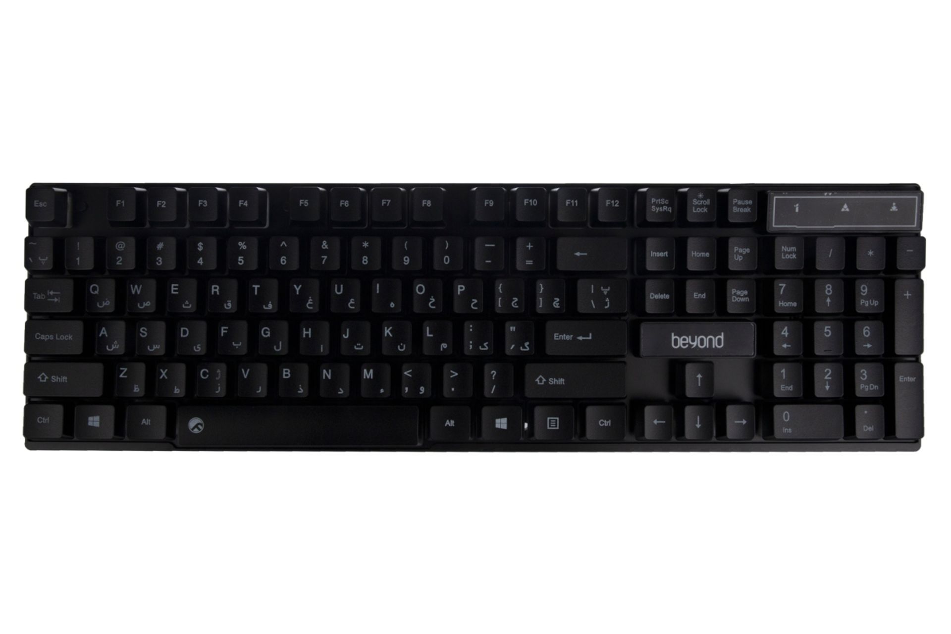نمای روبرو کیبورد بیاند Beyond BK-7100W