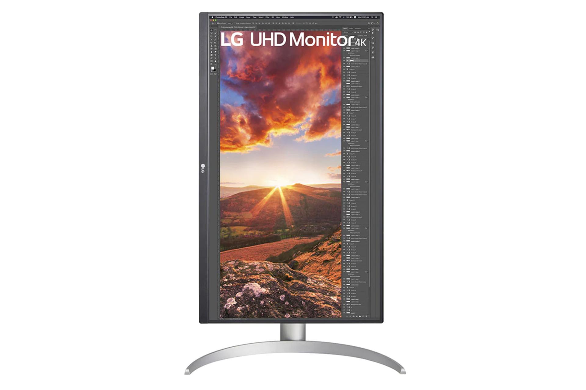 طراحی مانیتور ال جی 27 اینچ مدل LG 27UP850N
