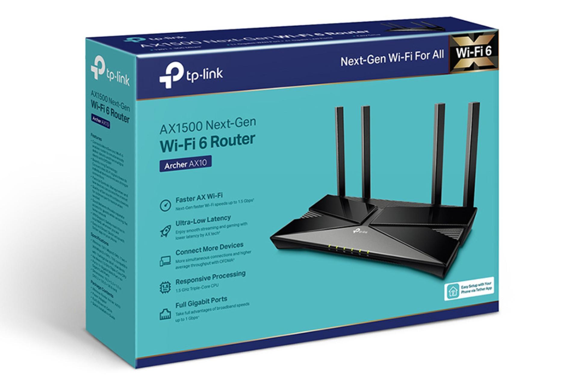 مرجع متخصصين ايران جعبه روتر تي پي لينك TP-Link Archer AX10