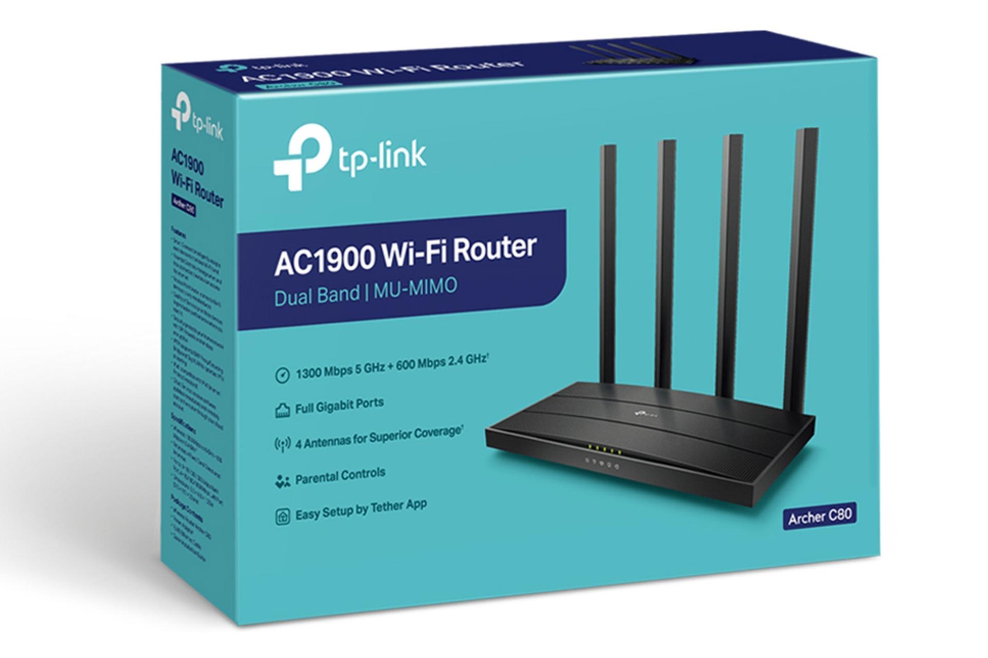 مرجع متخصصين ايران جعبه روتر تي پي لينك TP-Link Archer C80