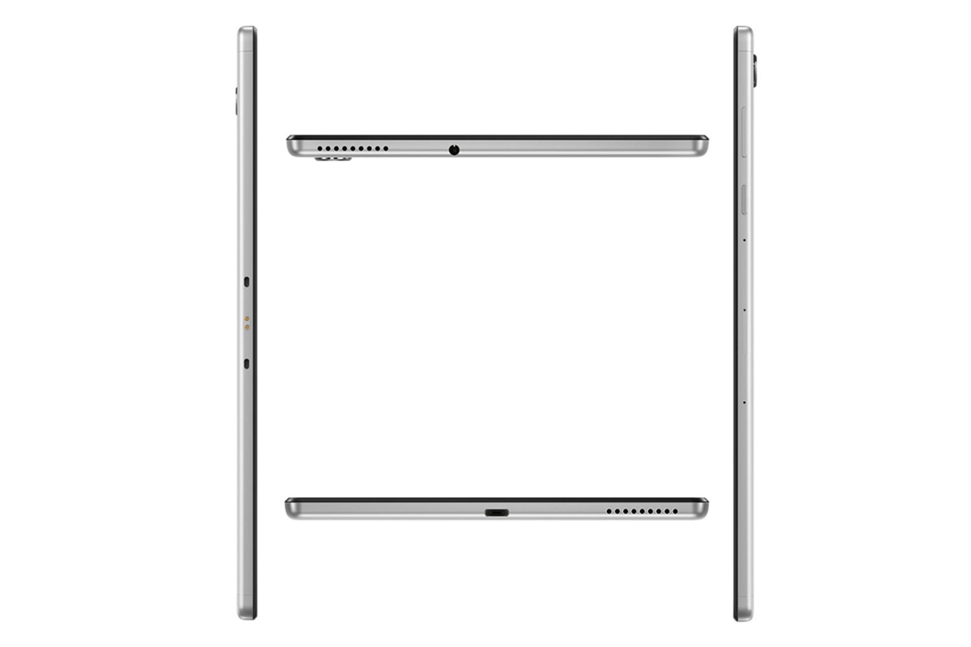 تبلت لنوو M10 FHD Plus از نماهای کنار و بالا و پایین