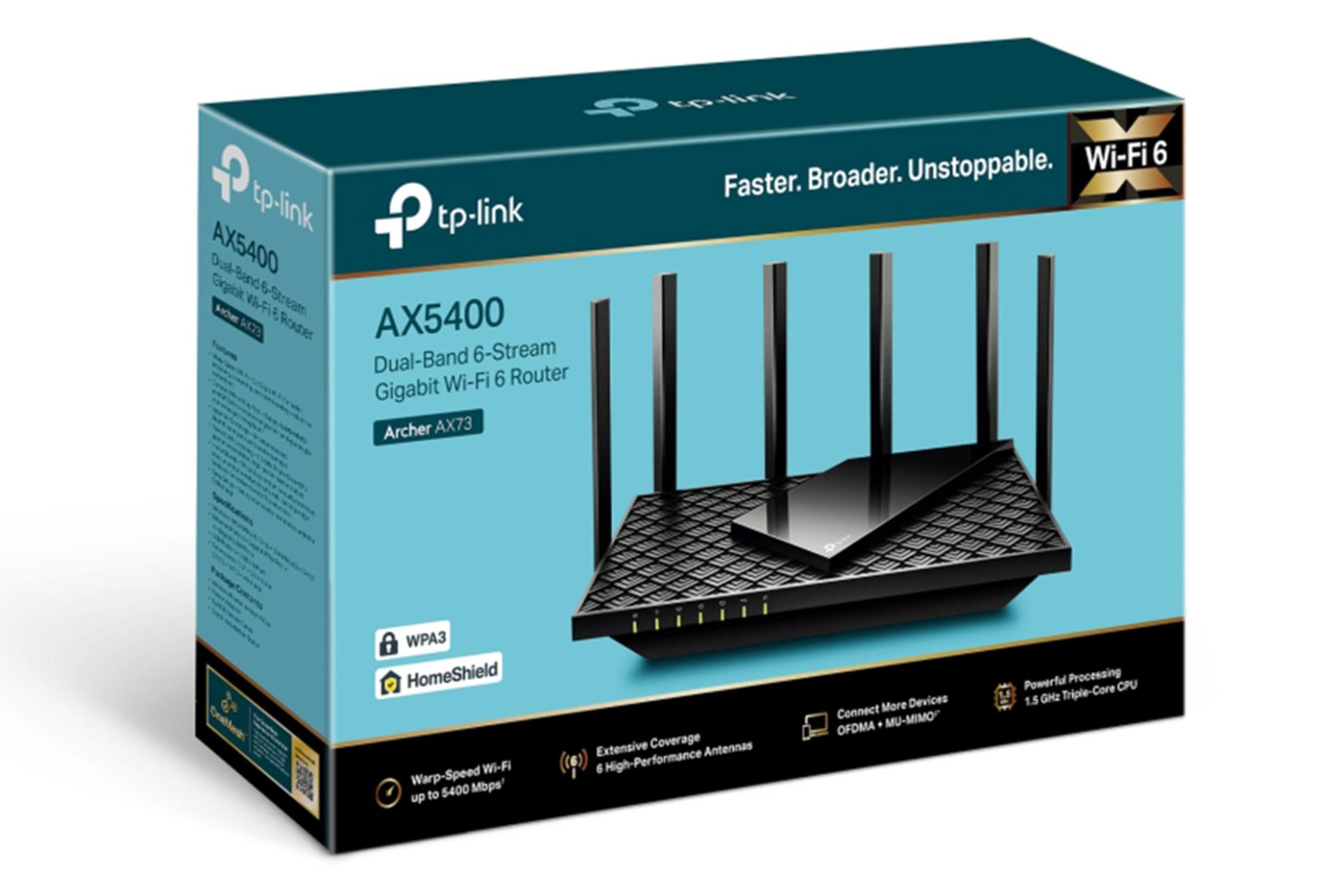 جعبه روتر تی پی لینک TP-Link Archer AX72