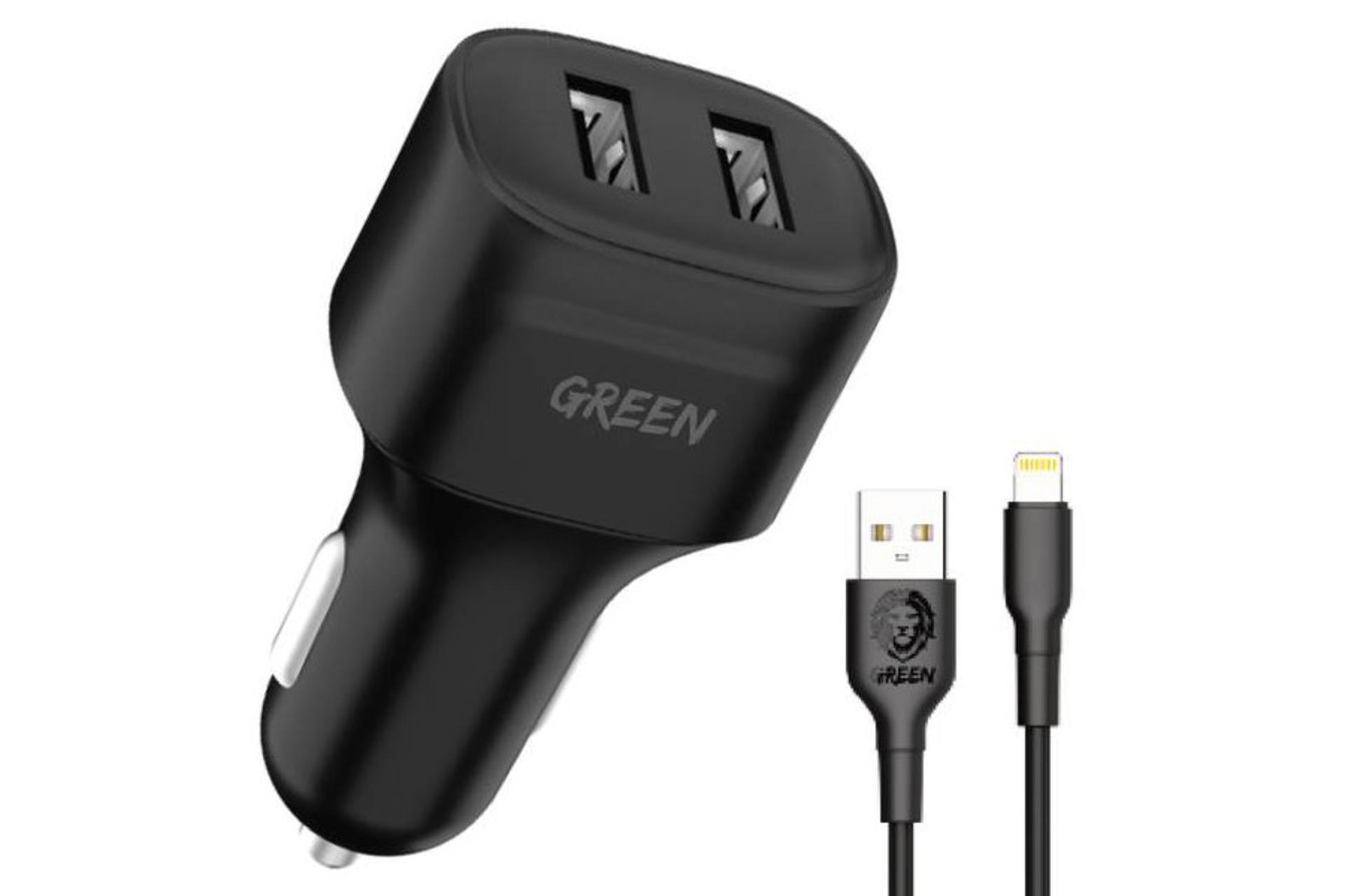 شارژر گرین لیون GNCC24IP6BK همراه کابل