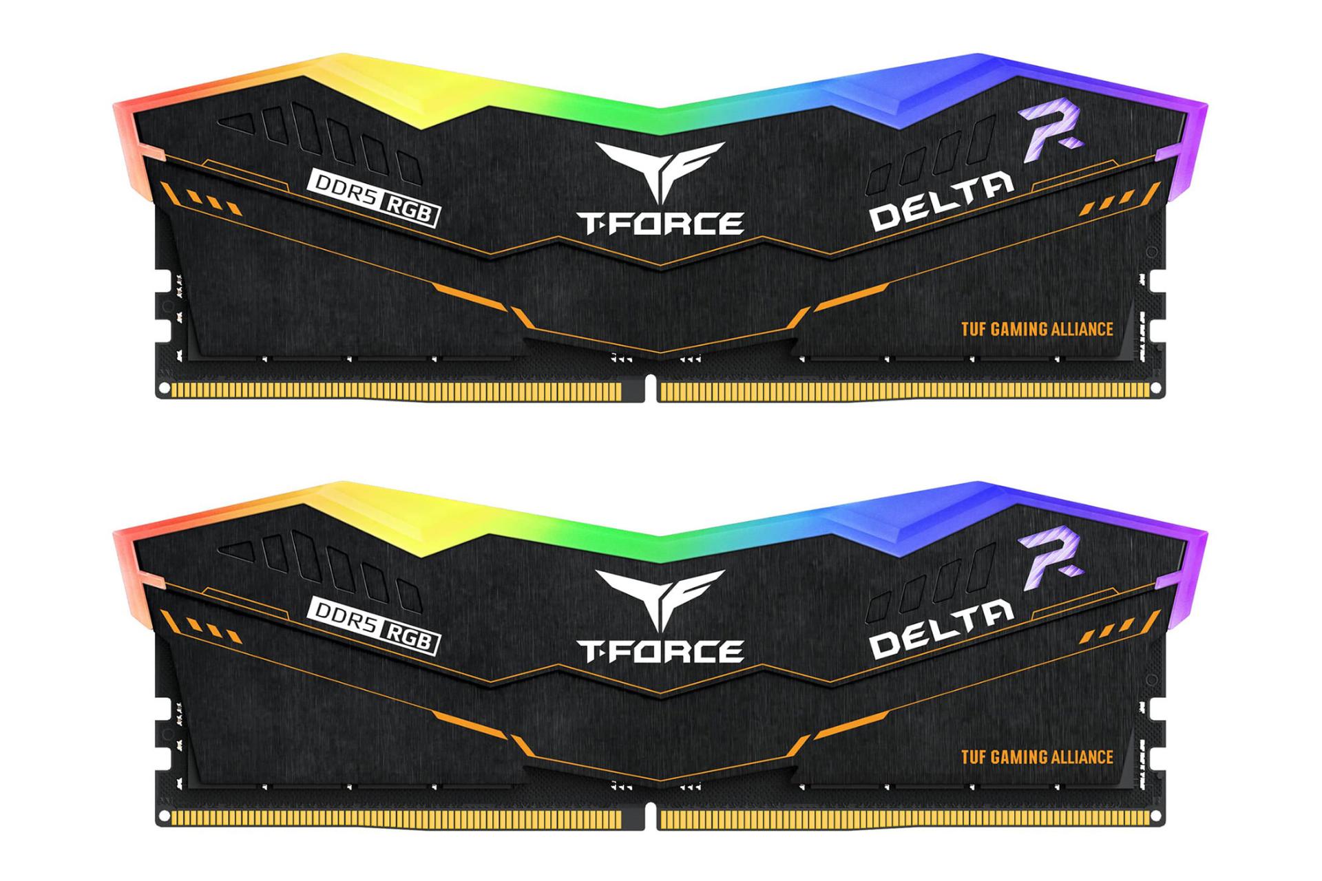 رم تیم گروپ T-FORCE DELTA RGB ظرفیت 32 گیگابایت (2x16) از نوع DDR5-6400