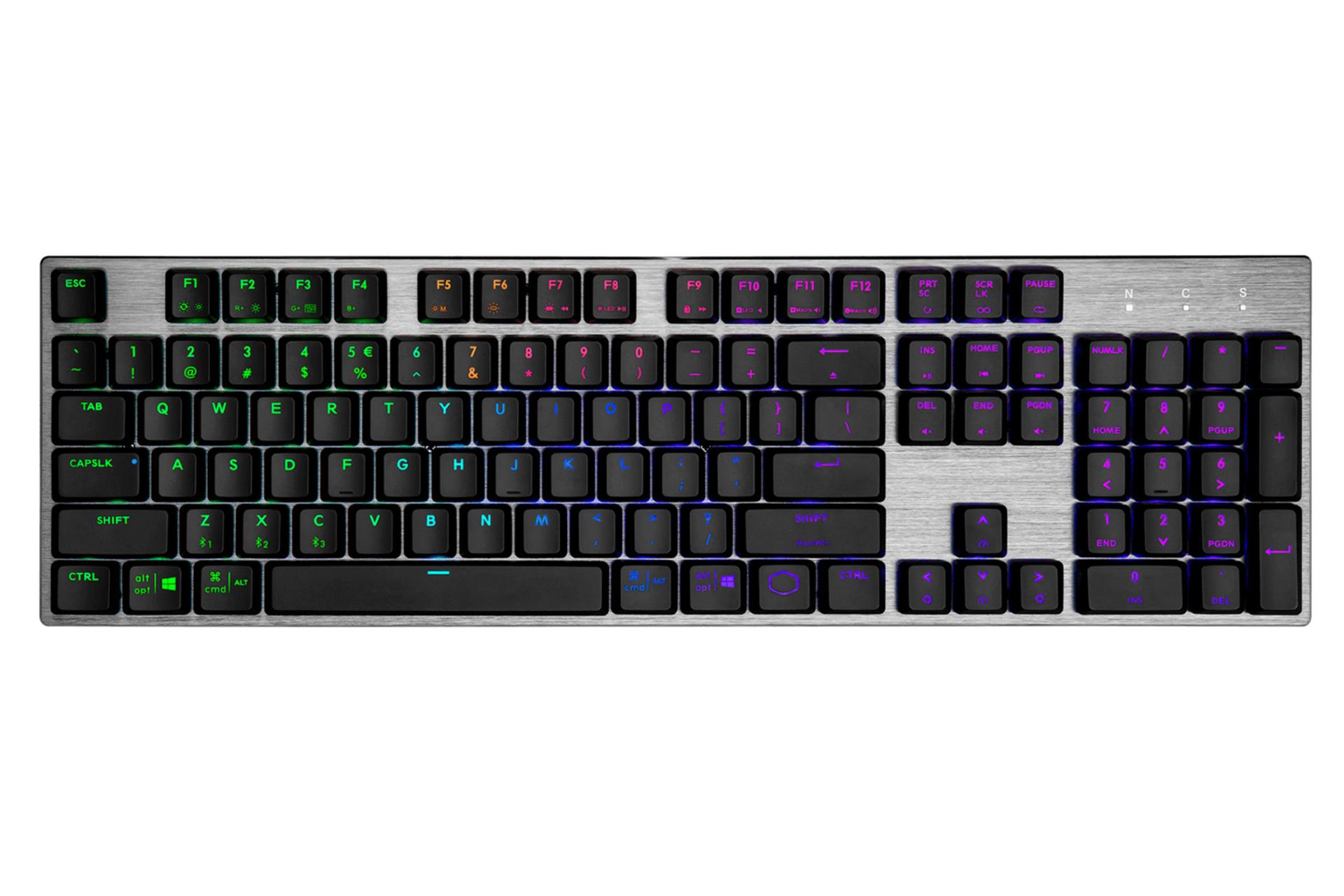 کیبورد کولر مستر Cooler Master SK653 نمای بالا