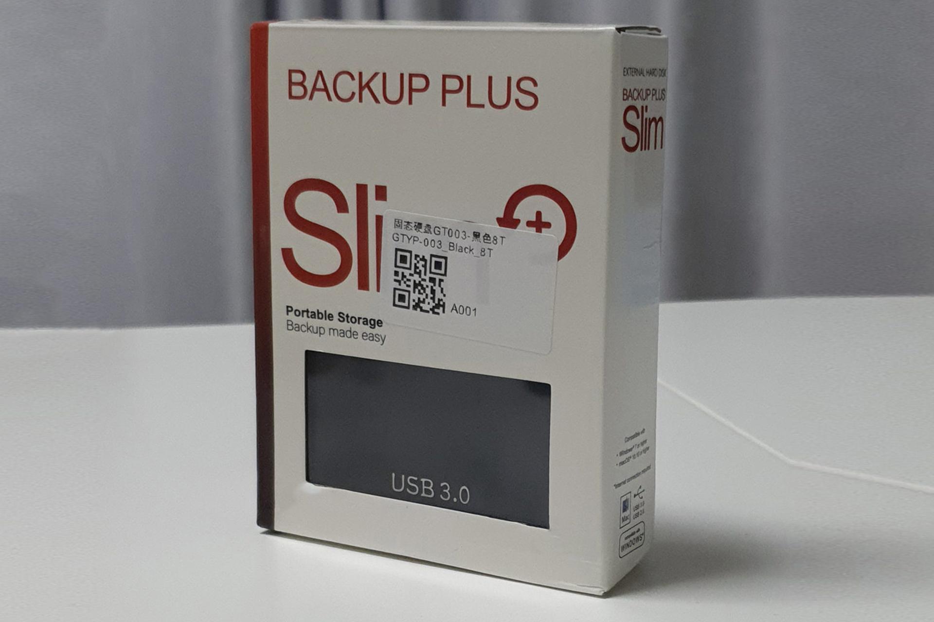 SSD بکاپ پلاس Slim Eco USB 3.0 با ظرفیت 2 ترابایت