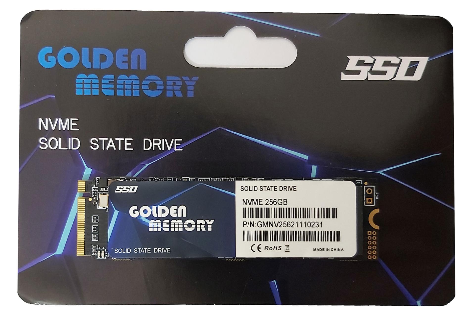 جعبه SSD گلدن مموری NVMe M.2 با ظرفیت 256 گیگابایت