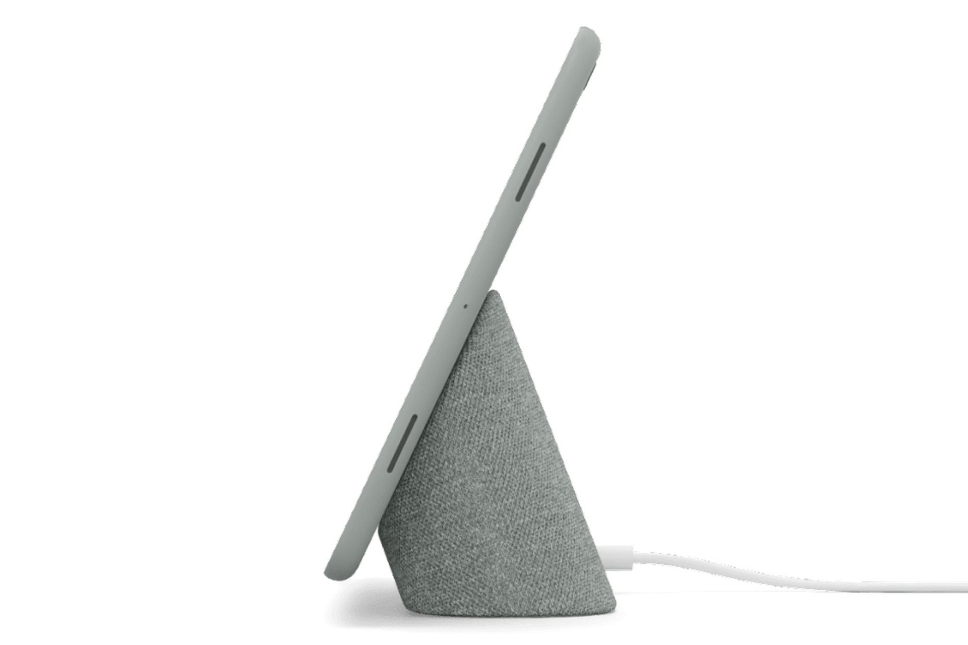 نمای جانبی تبلت پیکسل گوگل / Google Pixel Tablet خاکستری