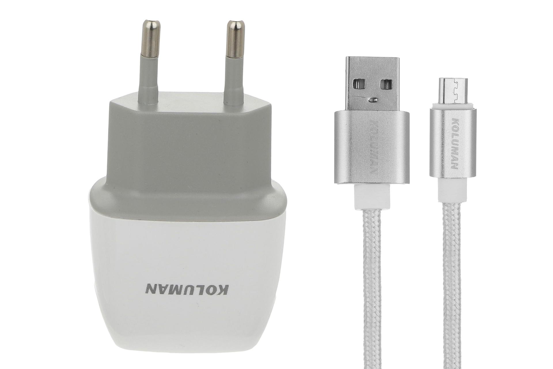 شارژر کلومن KC-H805 همراه با کابل MicroUSB