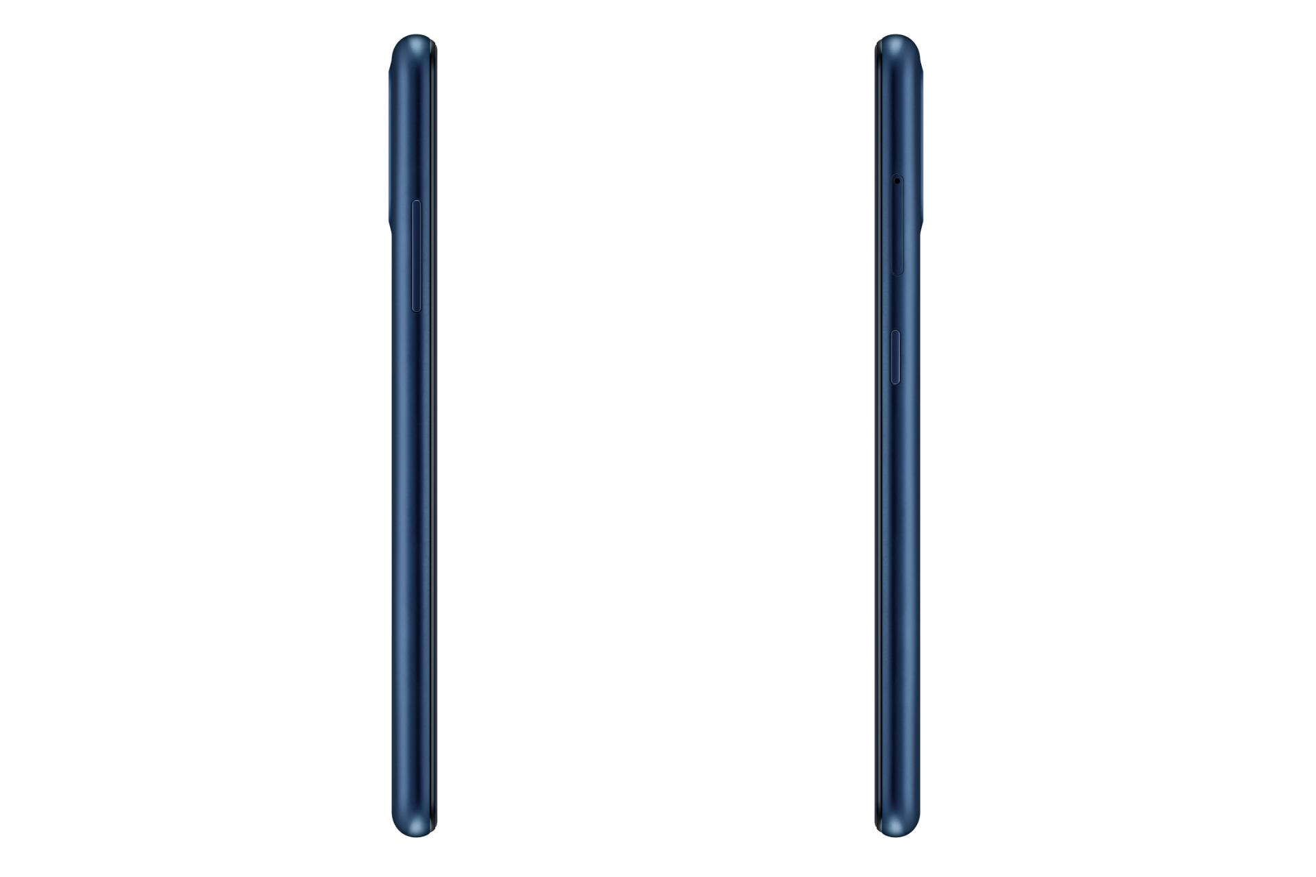 نمای کناری موبایل گلکسی A01 سامسونگ رنگ آبی