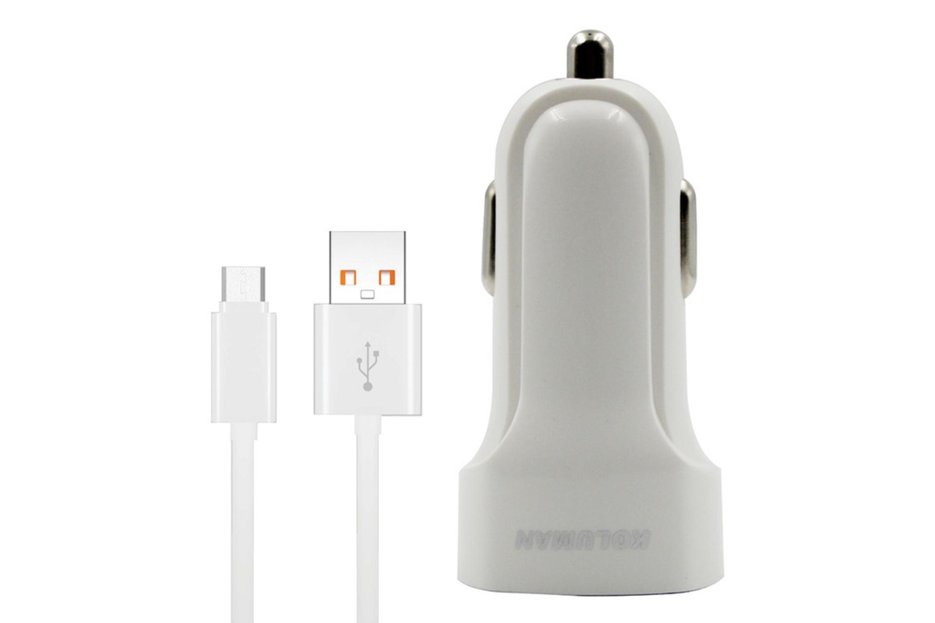 شارژر کلومن KC-C500 همراه با کابل MicroUSB