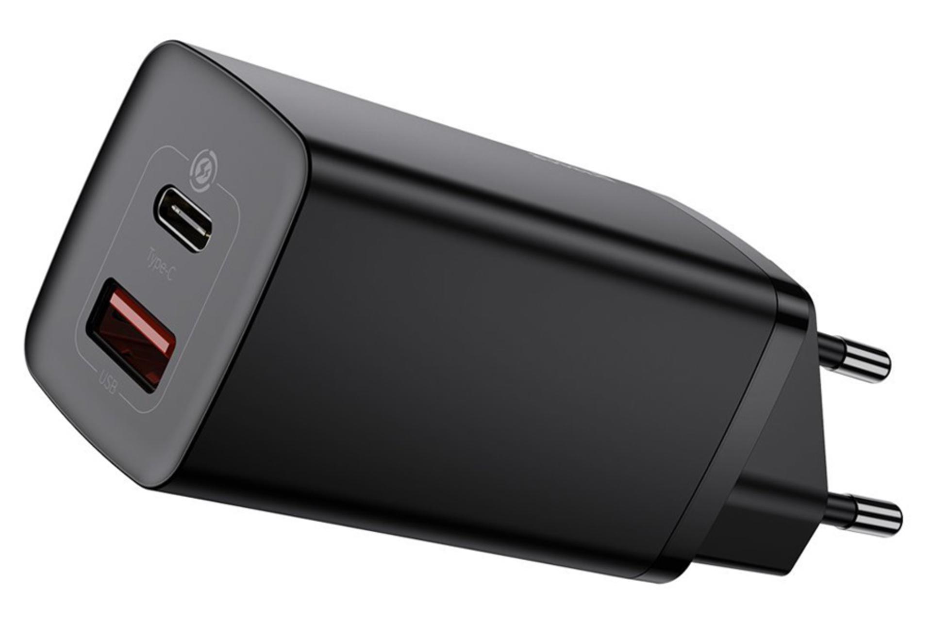 درگاه خروجی شارژر باسئوس CCGAN2L-H مشکی