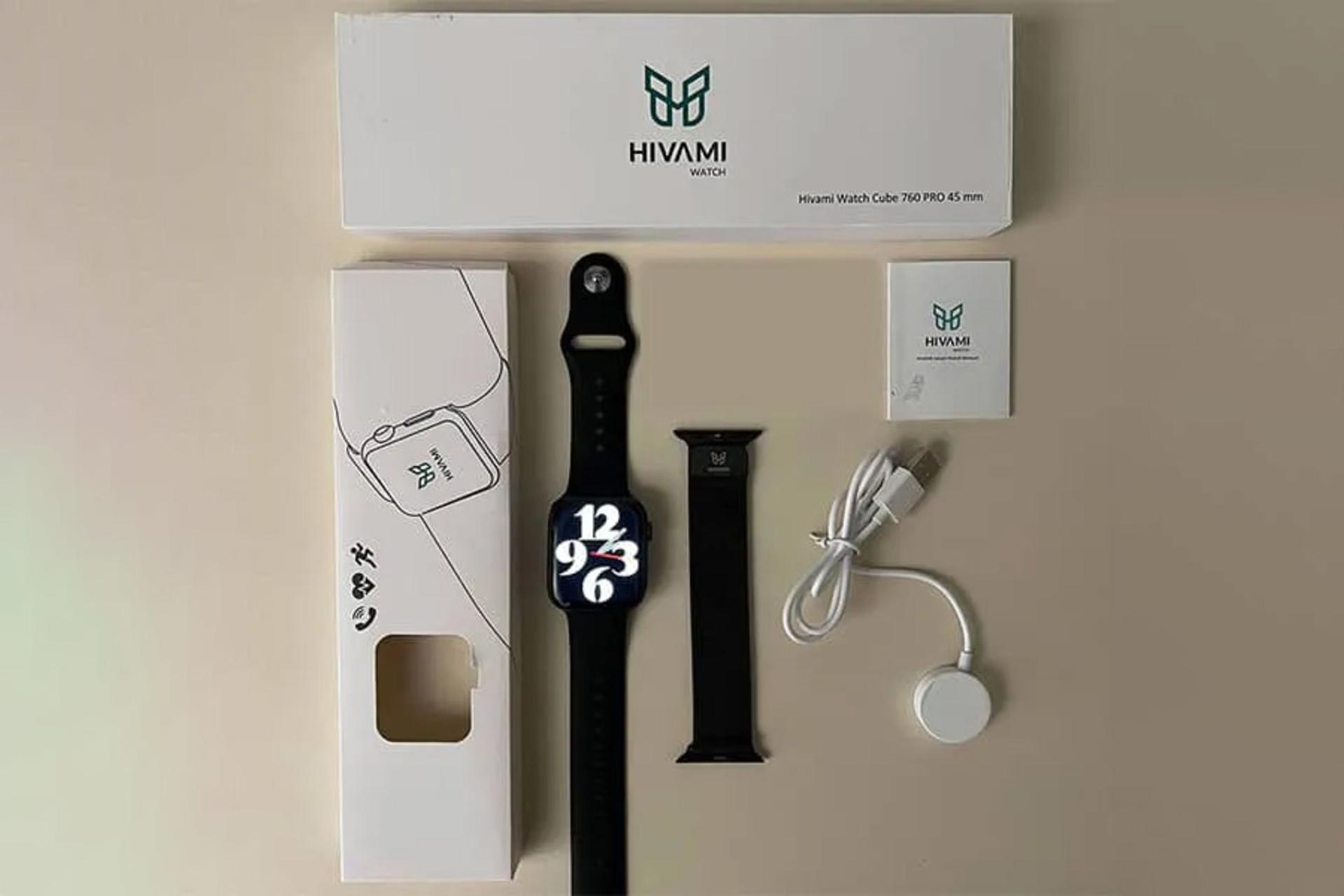 اقلام همراه ساعت هوشمند هیوامی Hivami Cube 760 Pro