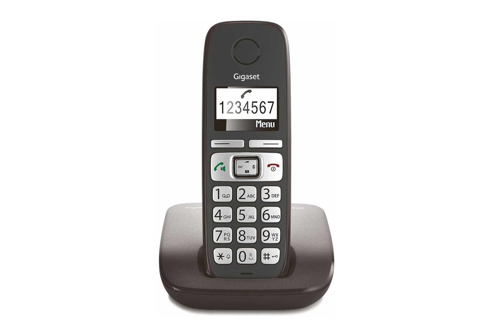 مرجع متخصصين ايران تلفن گيگاست E260 مشكي