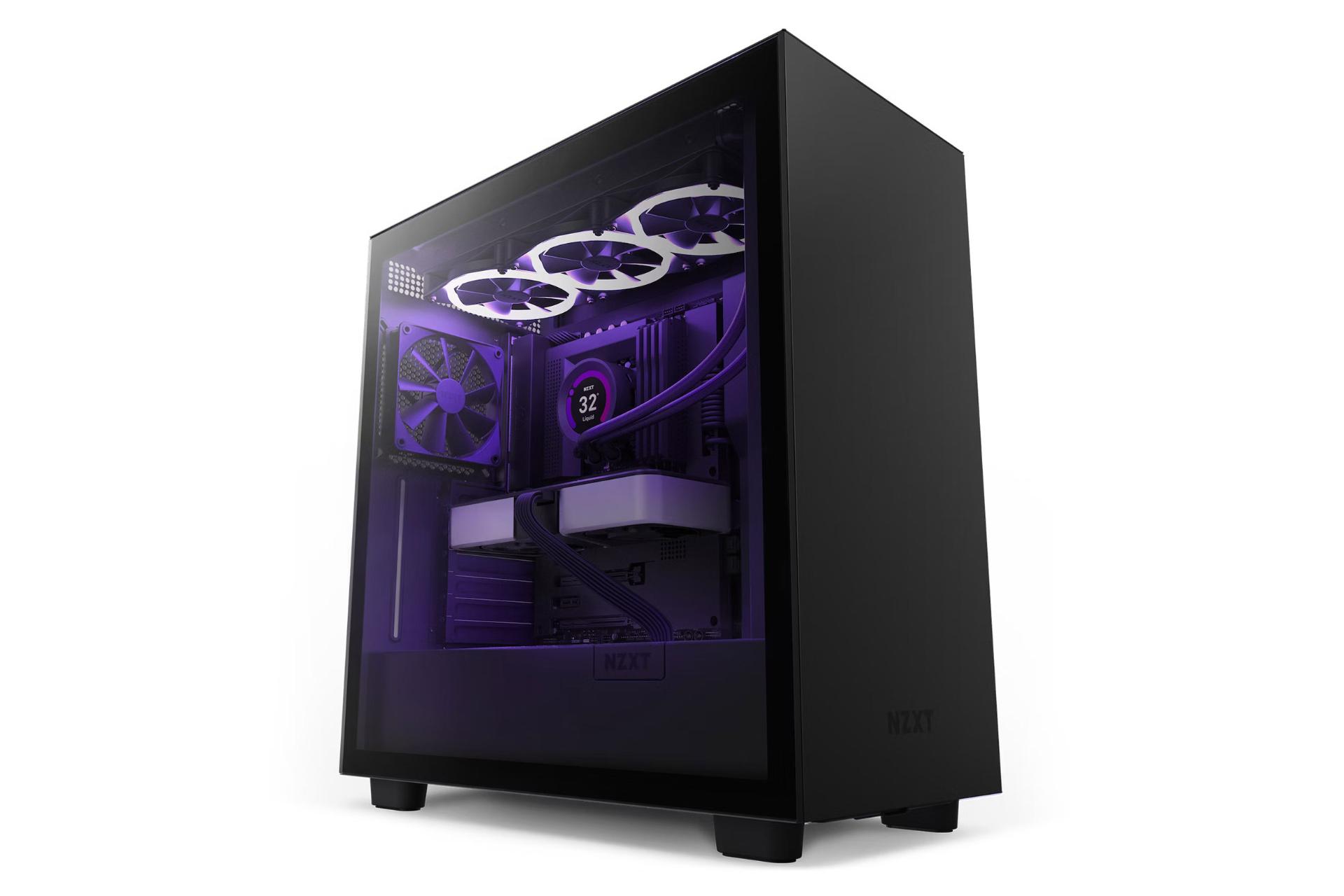 کیس کامپیوتر ان زی ایکس تی NZXT H7 مشکی