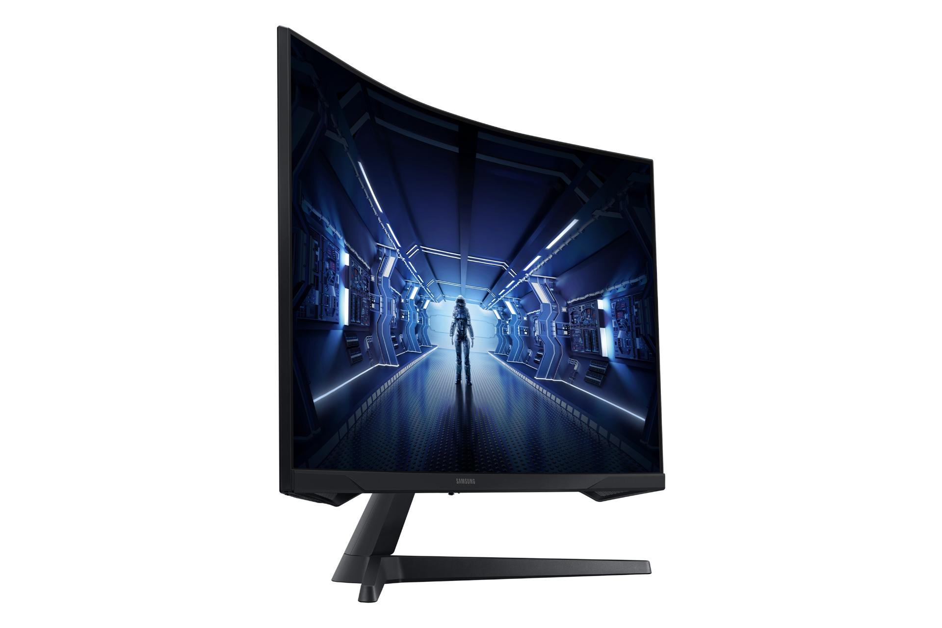 مرجع متخصصين ايران نماي چپ مانيتور سامسونگ 32 اينچ مدل اديسه جي 5 Samsung Odyssey G5 LC32G55T QHD