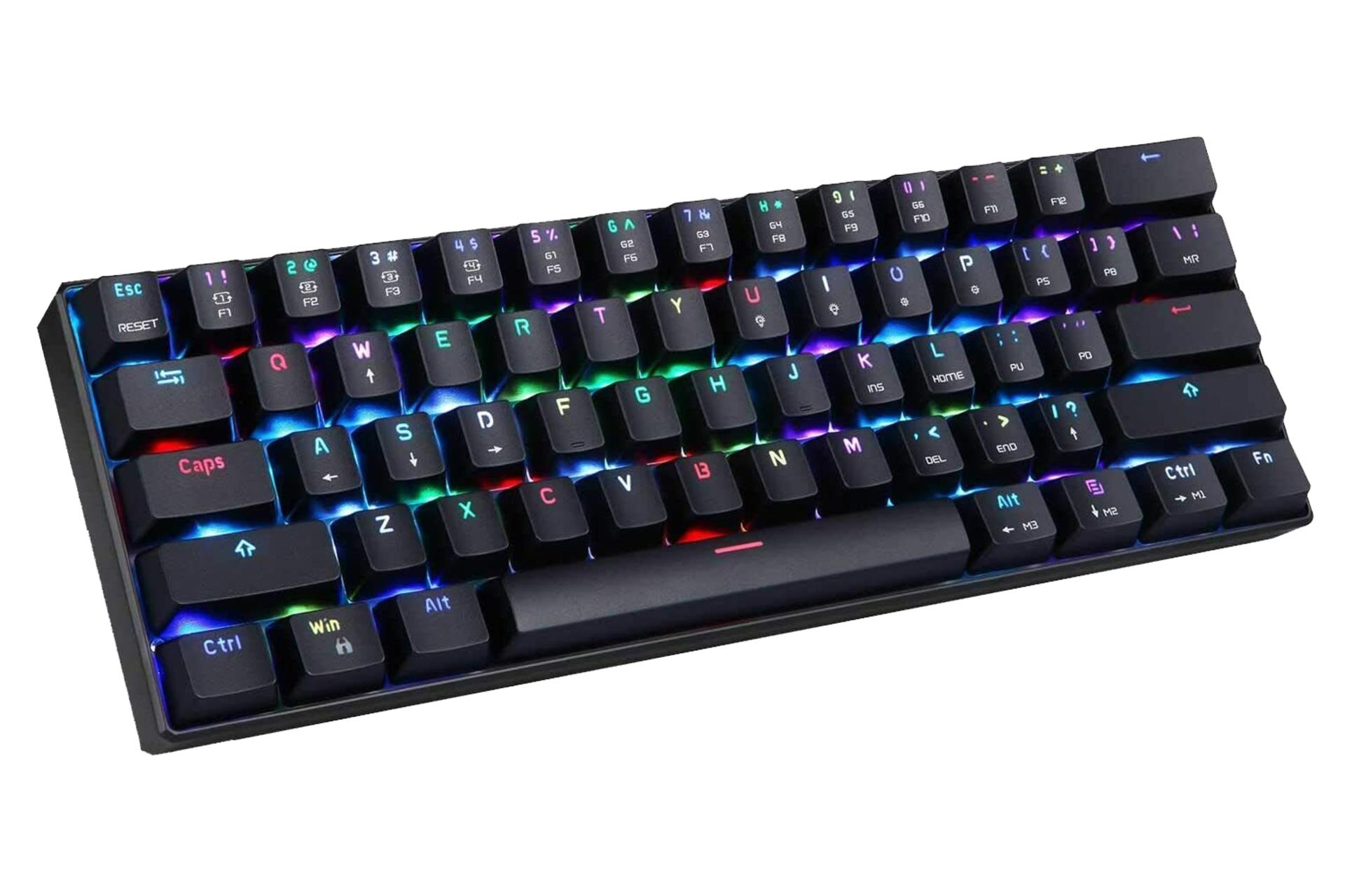کیبورد موتواسپید MOTOSPEED CK61 مشکی