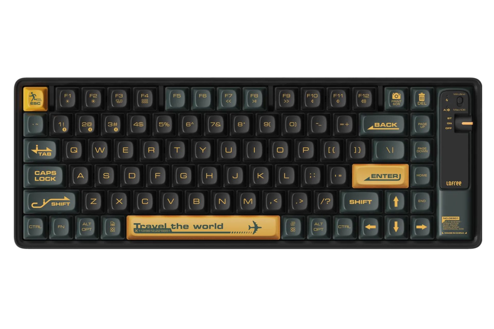 کیبورد لوفری Lofree Wanderfree مشکی