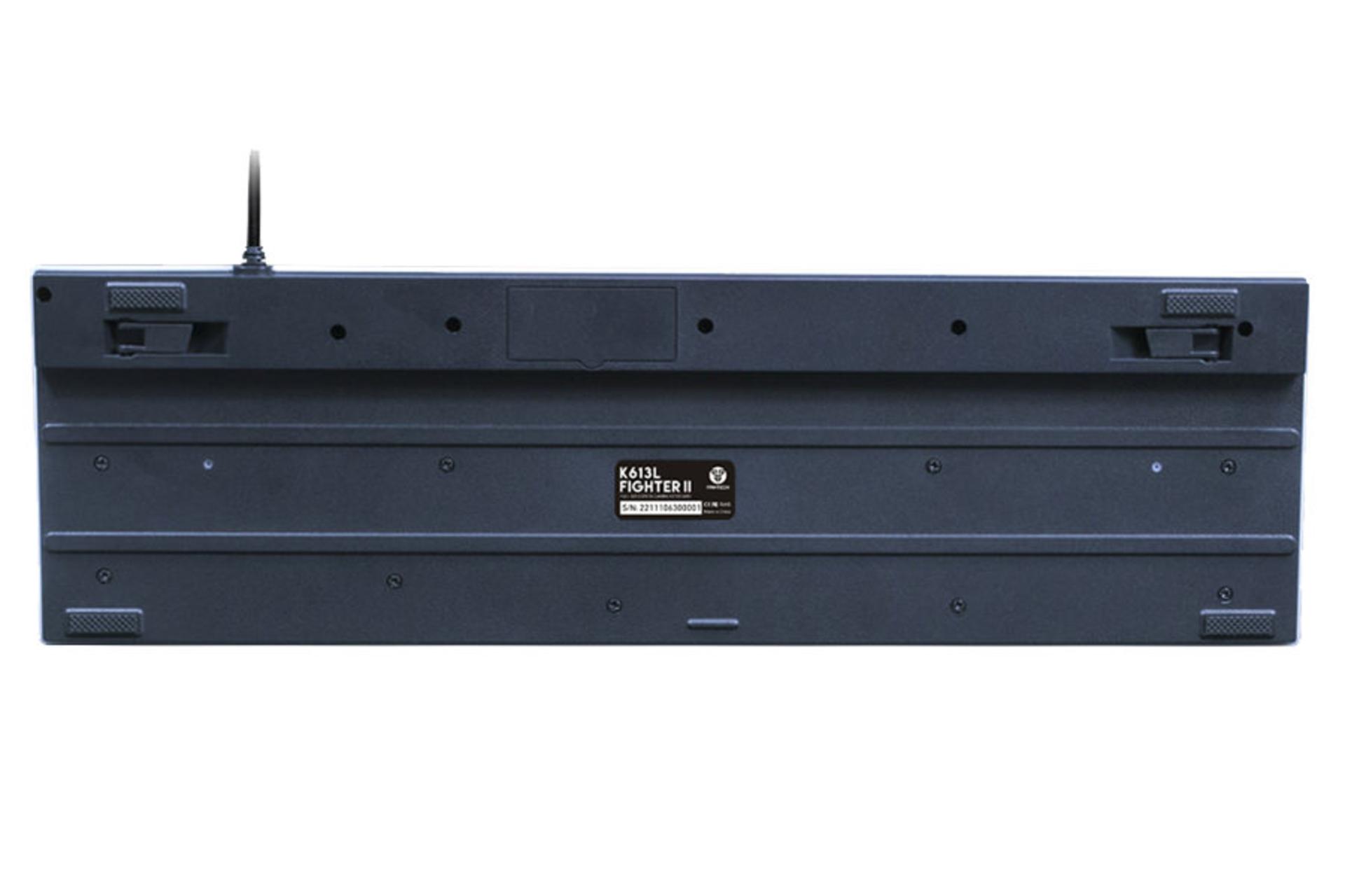 نمای پشت کیبورد فنتک FIGHTER II K613L