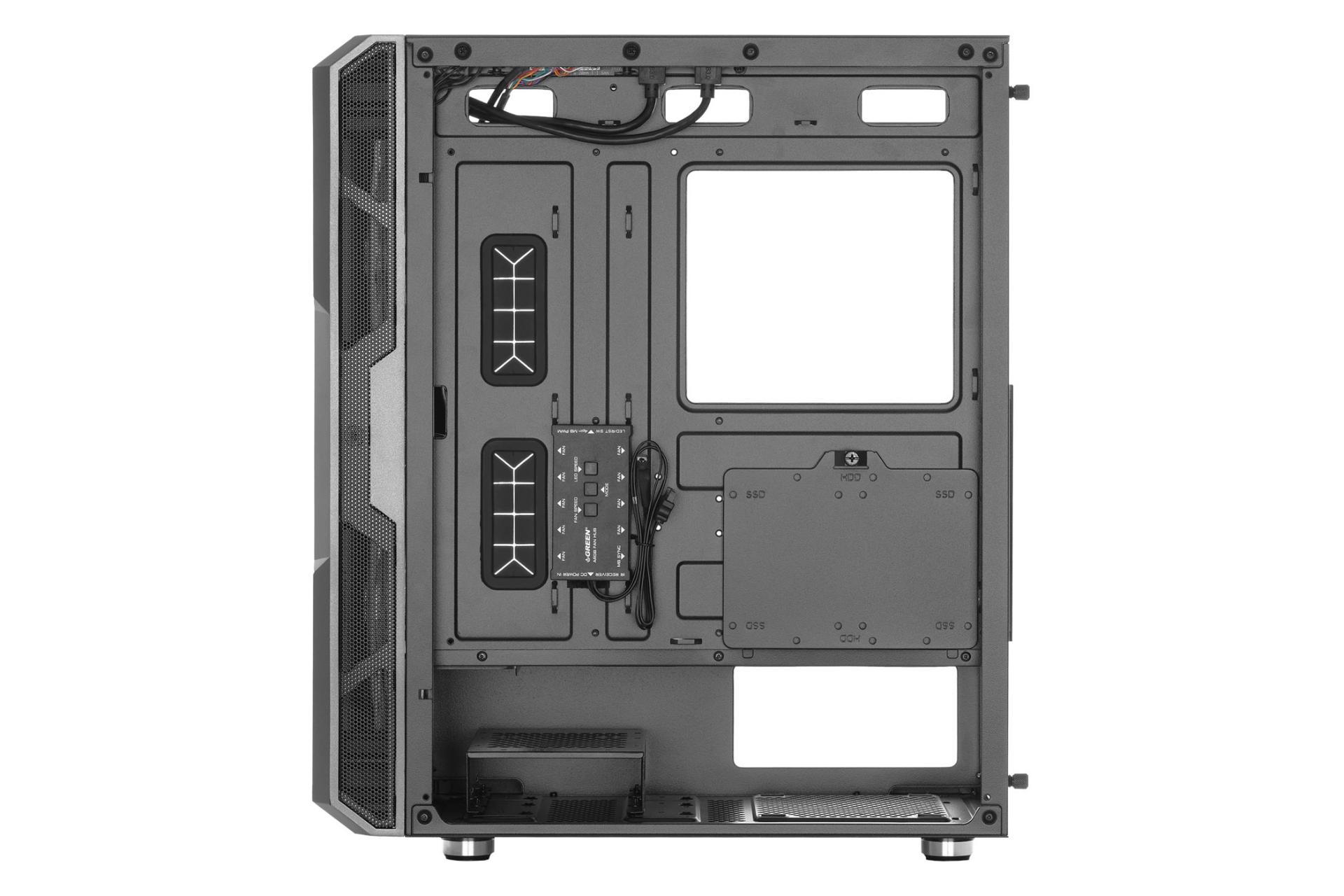 مرجع متخصصين ايران نماي داخلي از راست كيس كامپيوتر گرين GRIFFIN G4