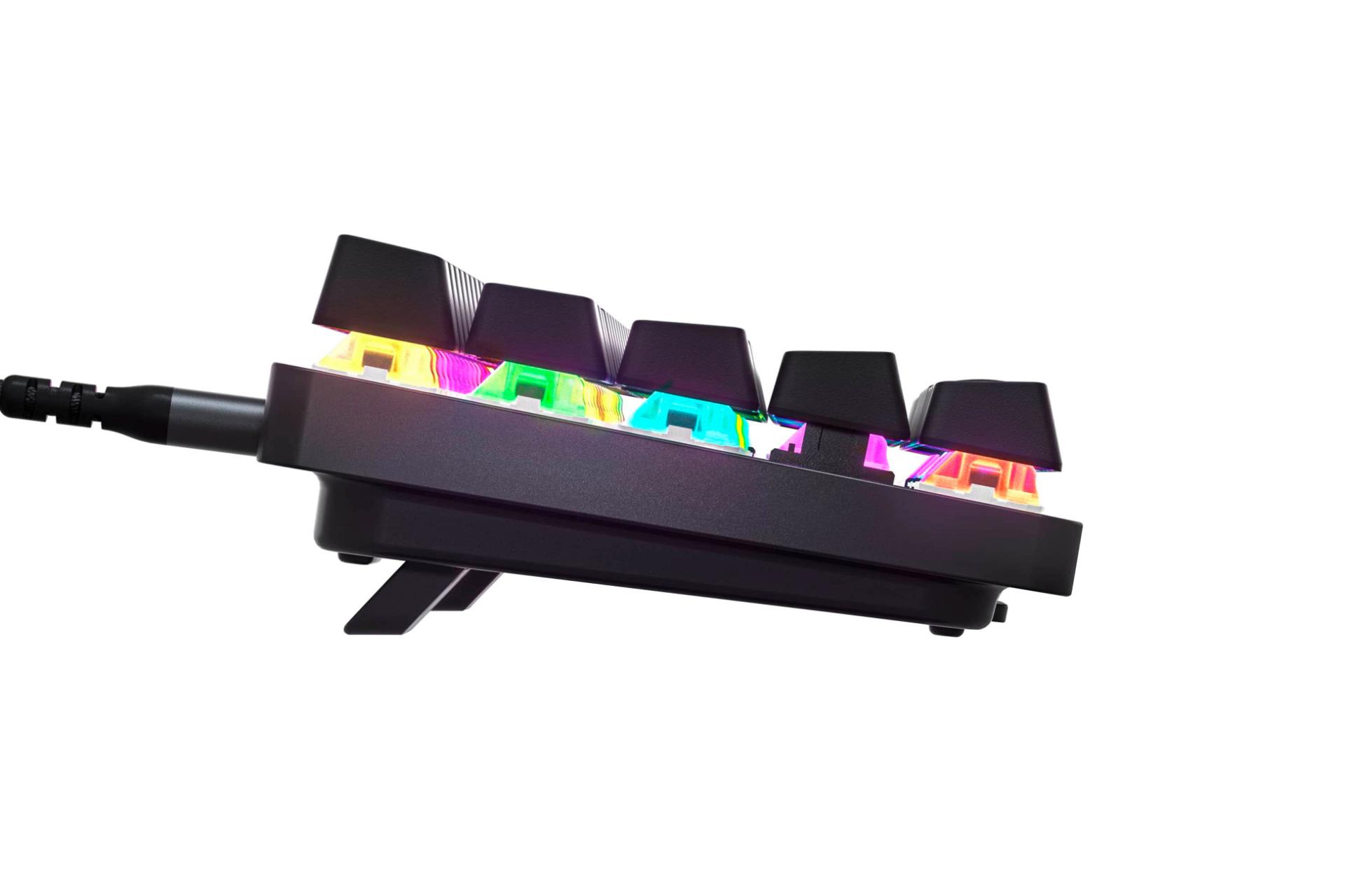نمای جانبی کیبورد استیل سریز Apex 9 Mini