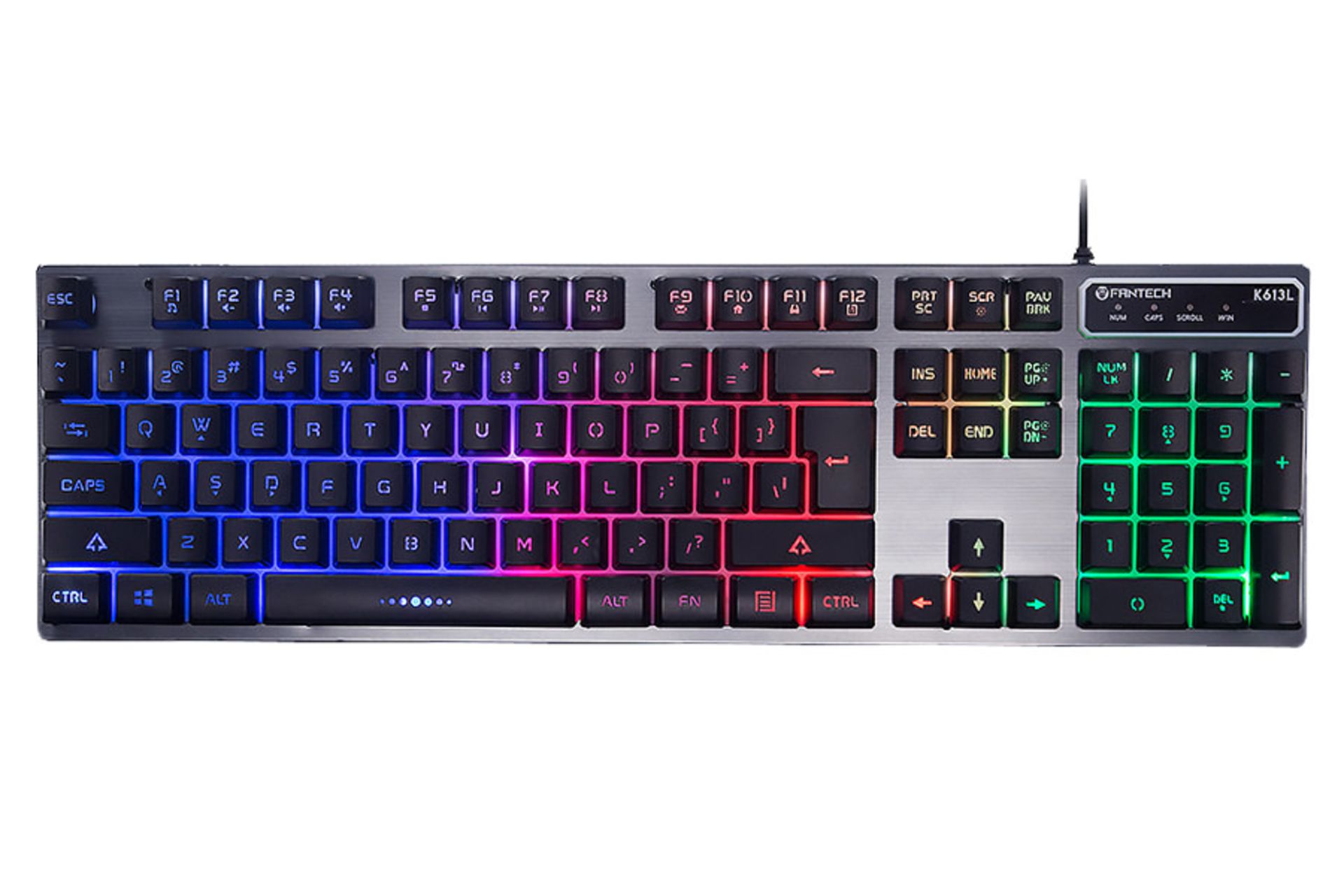 نمای روبرو کیبورد فنتک FIGHTER II K613L
