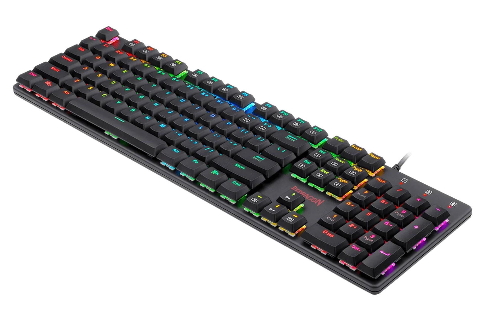 نیمرخ راست کیبورد ردراگون K589 Shrapnel RGB