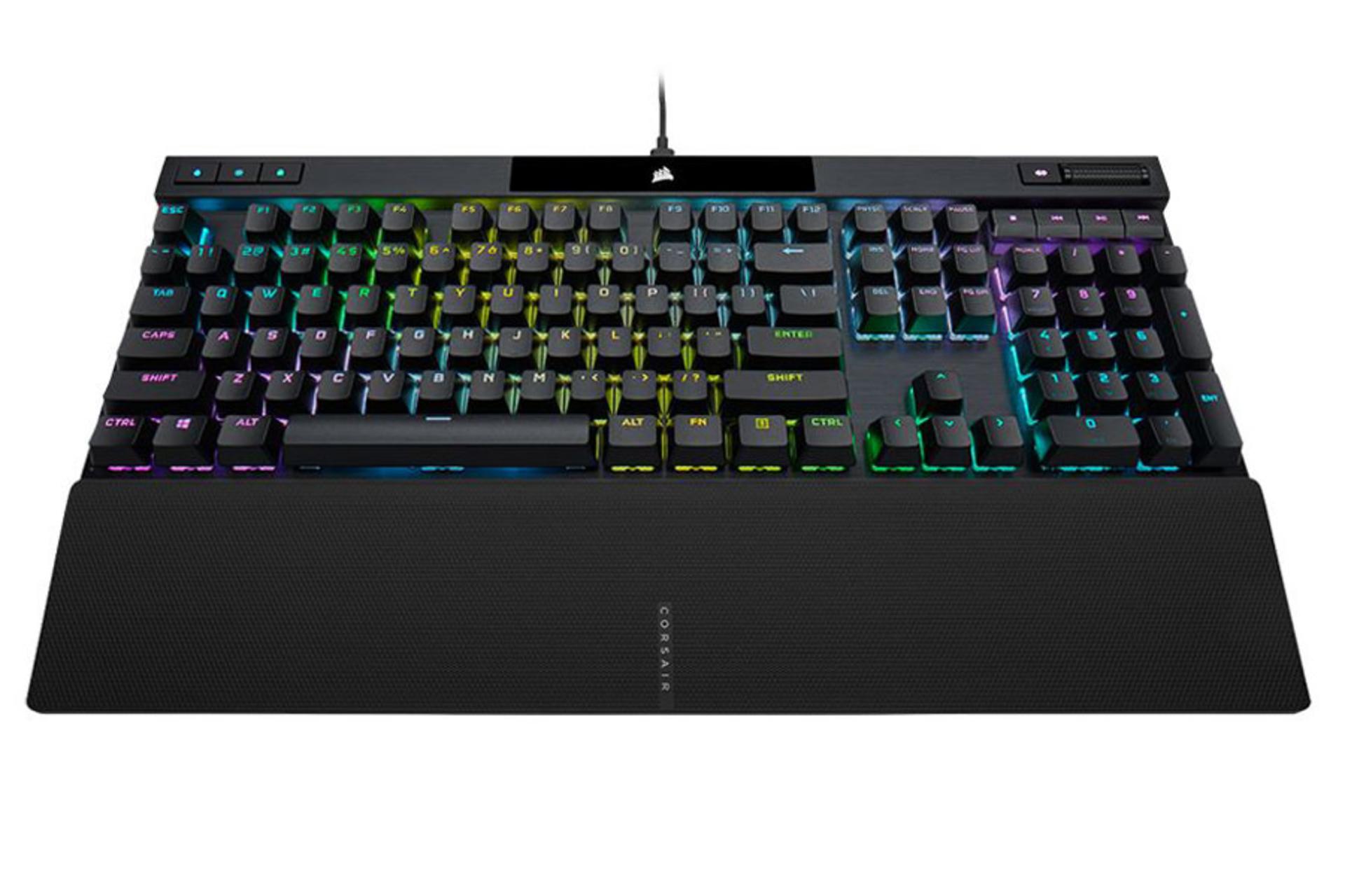 کیبورد کورسیر K70 RGB Pro CHAMPION Series با استراحتگاه مچ