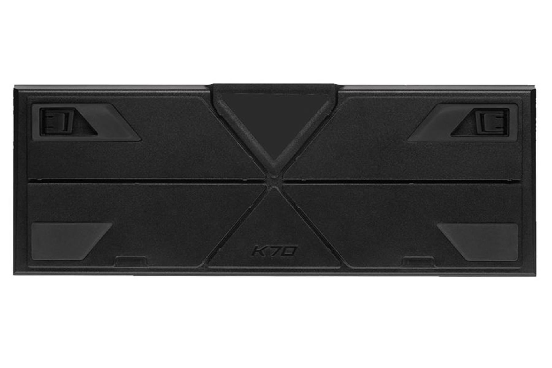 نمای پشت کیبورد کورسیر K70 RGB Pro CHAMPION Series