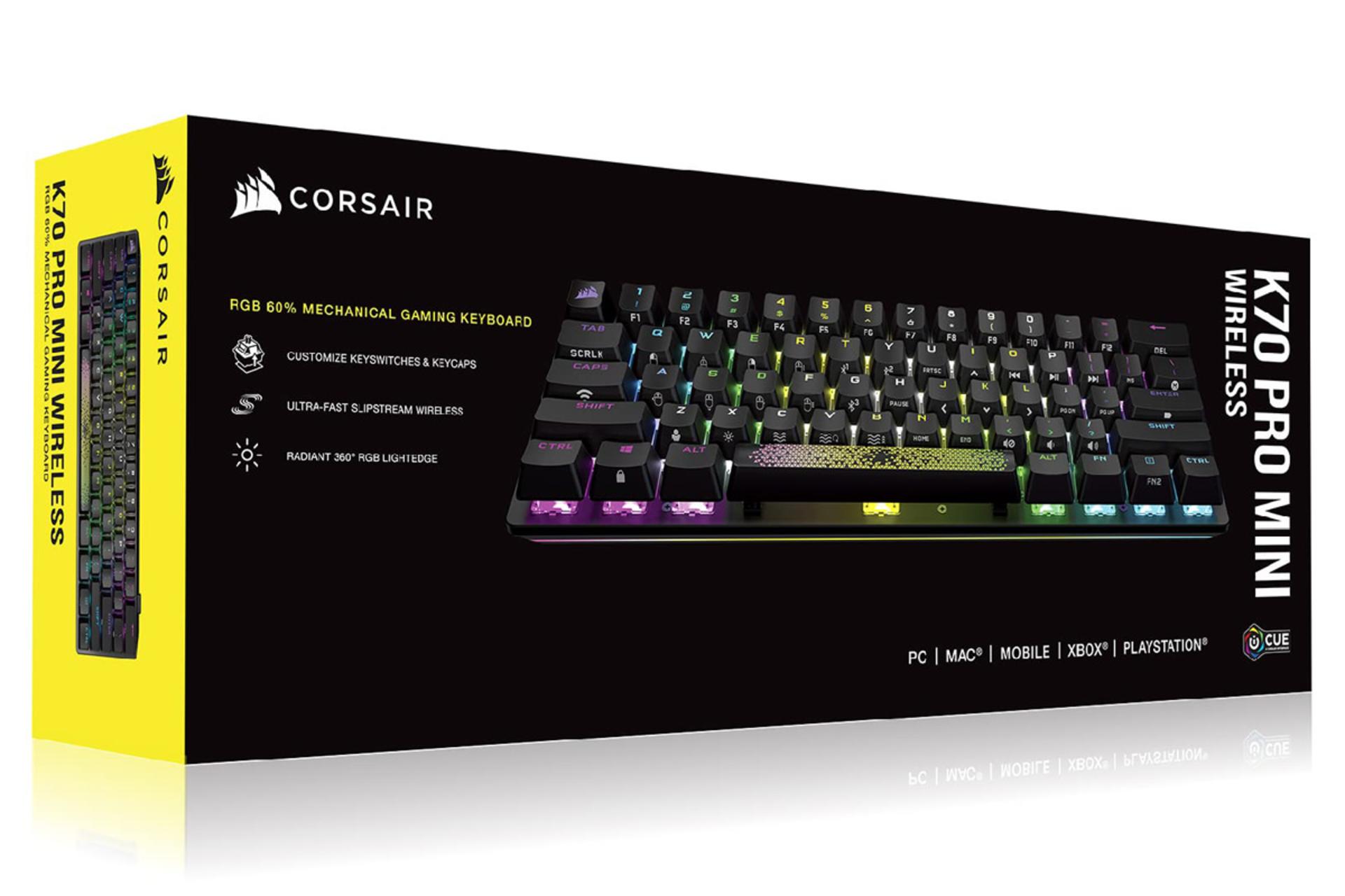 جعبه کیبورد کورسیر K70 PRO MINI